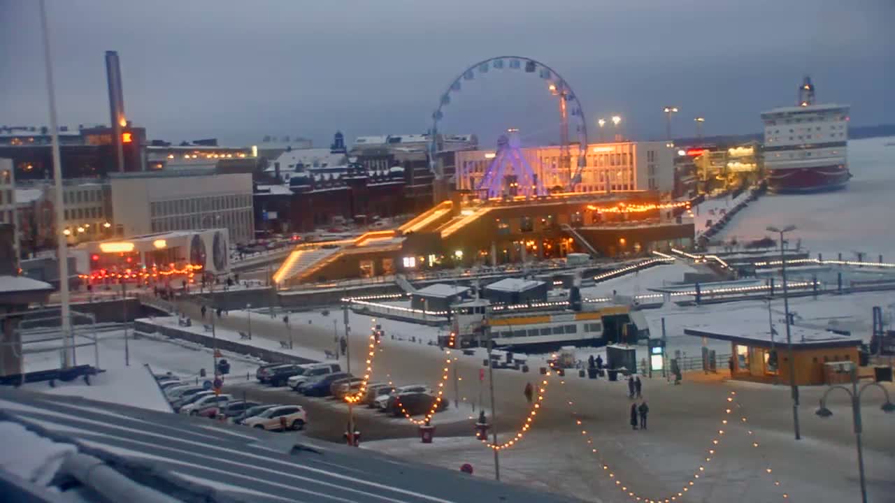 Helsinki Port & City from South Harbour Live Cam - Katajanokka, Helsinki, Uusimaa, Finland