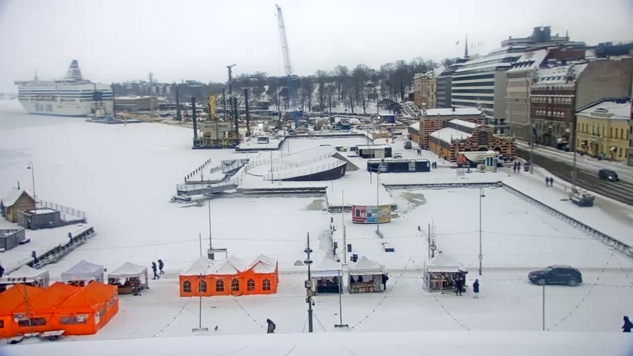 Helsinki Port & City from South Harbour Live Cam - Katajanokka, Helsinki, Uusimaa, Finland