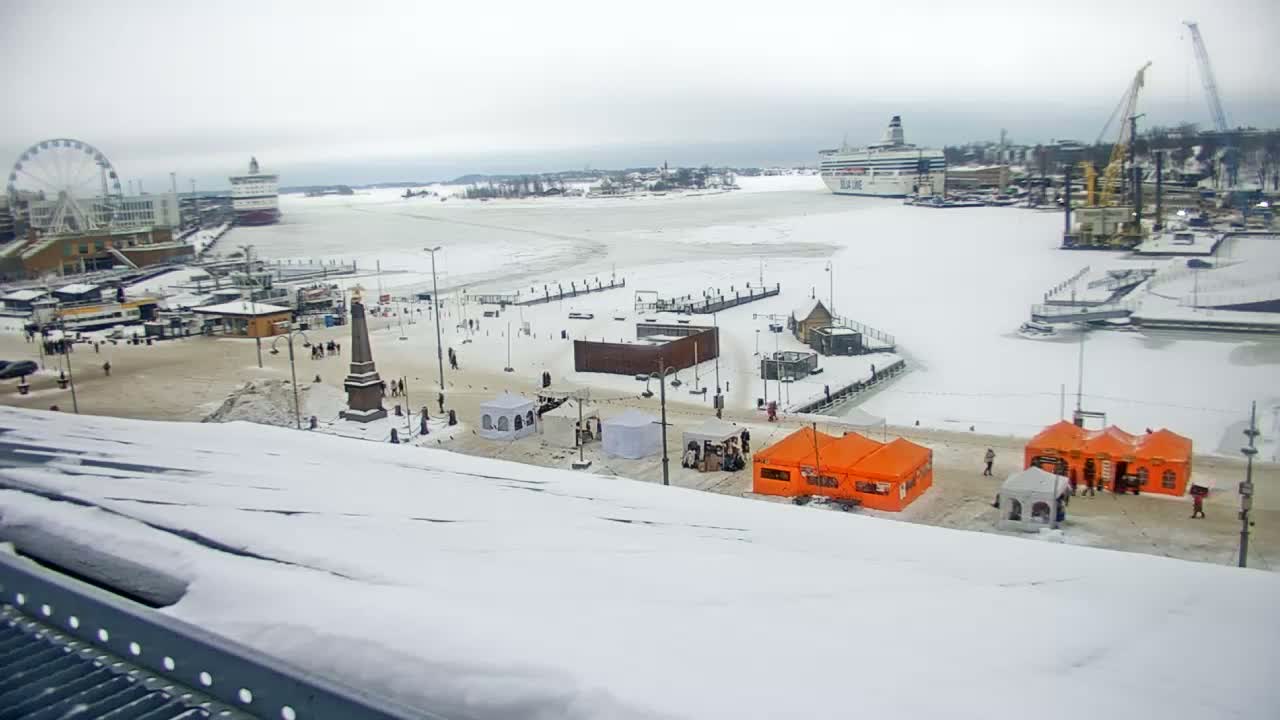 Helsinki Port & City from South Harbour Live Cam - Katajanokka, Helsinki, Uusimaa, Finland