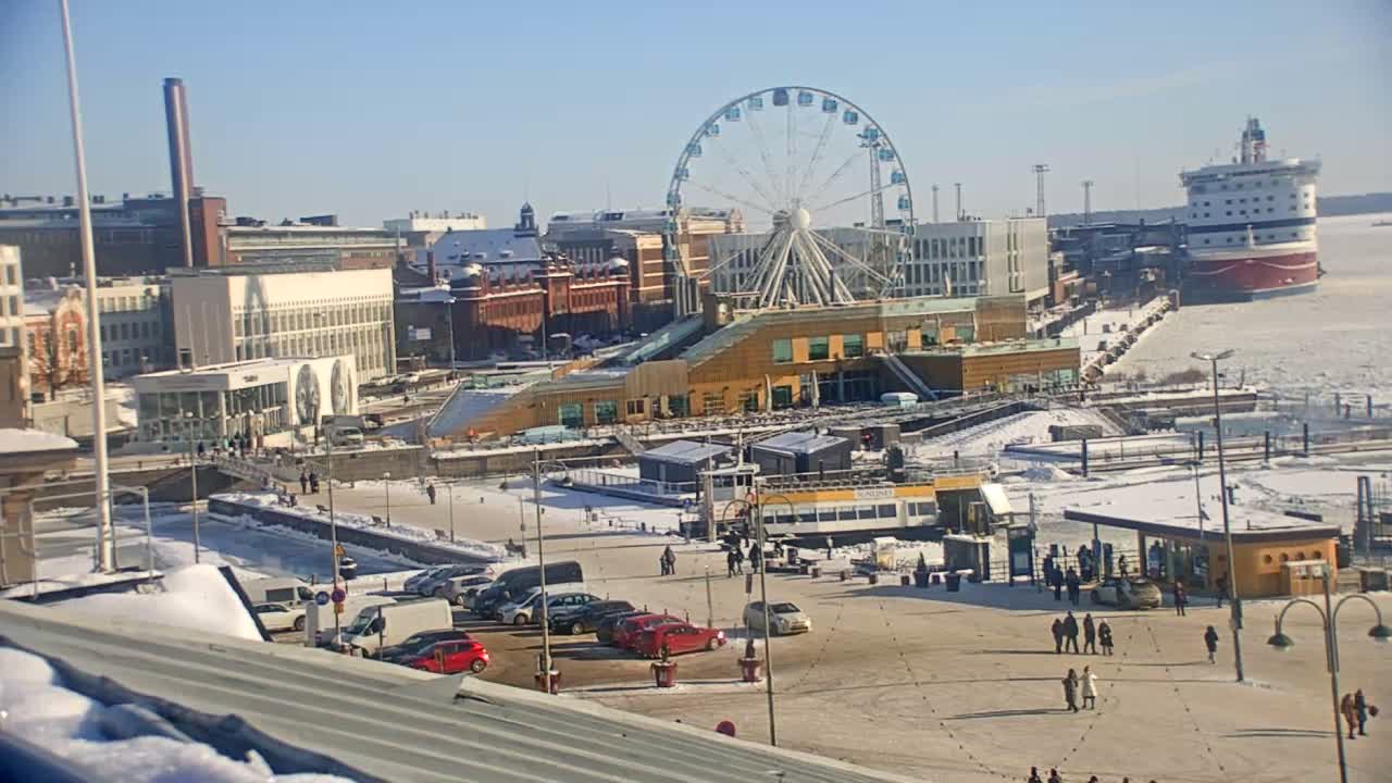 Helsinki Port & City from South Harbour Live Cam - Katajanokka, Helsinki, Uusimaa, Finland