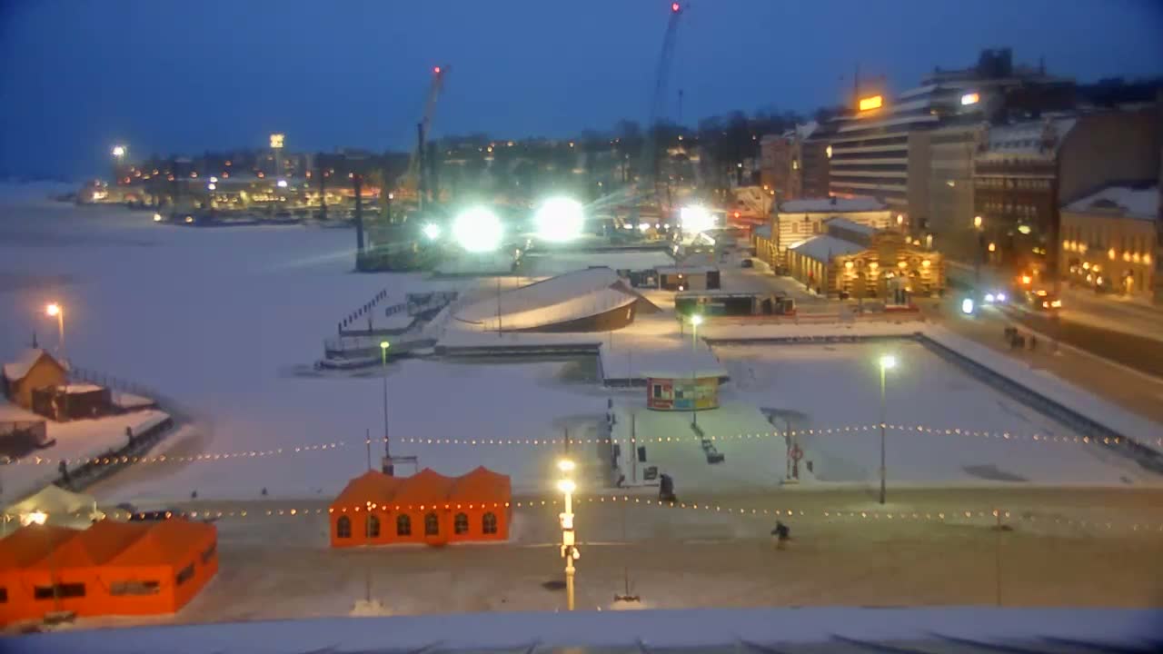 Helsinki Port & City from South Harbour Live Cam - Katajanokka, Helsinki, Uusimaa, Finland