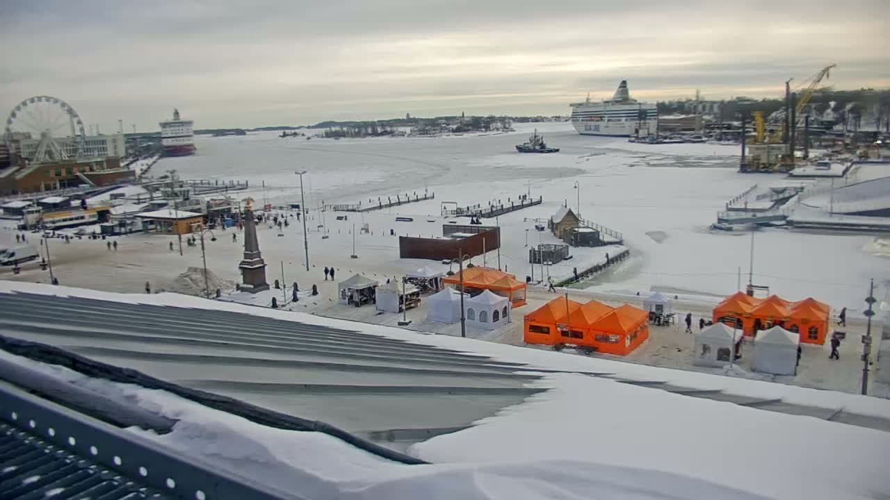 Helsinki Port & City from South Harbour Live Cam - Katajanokka, Helsinki, Uusimaa, Finland