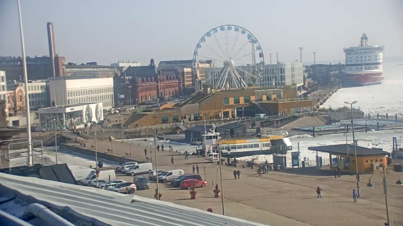 Helsinki Port & City from South Harbour Live Cam - Katajanokka, Helsinki, Uusimaa, Finland