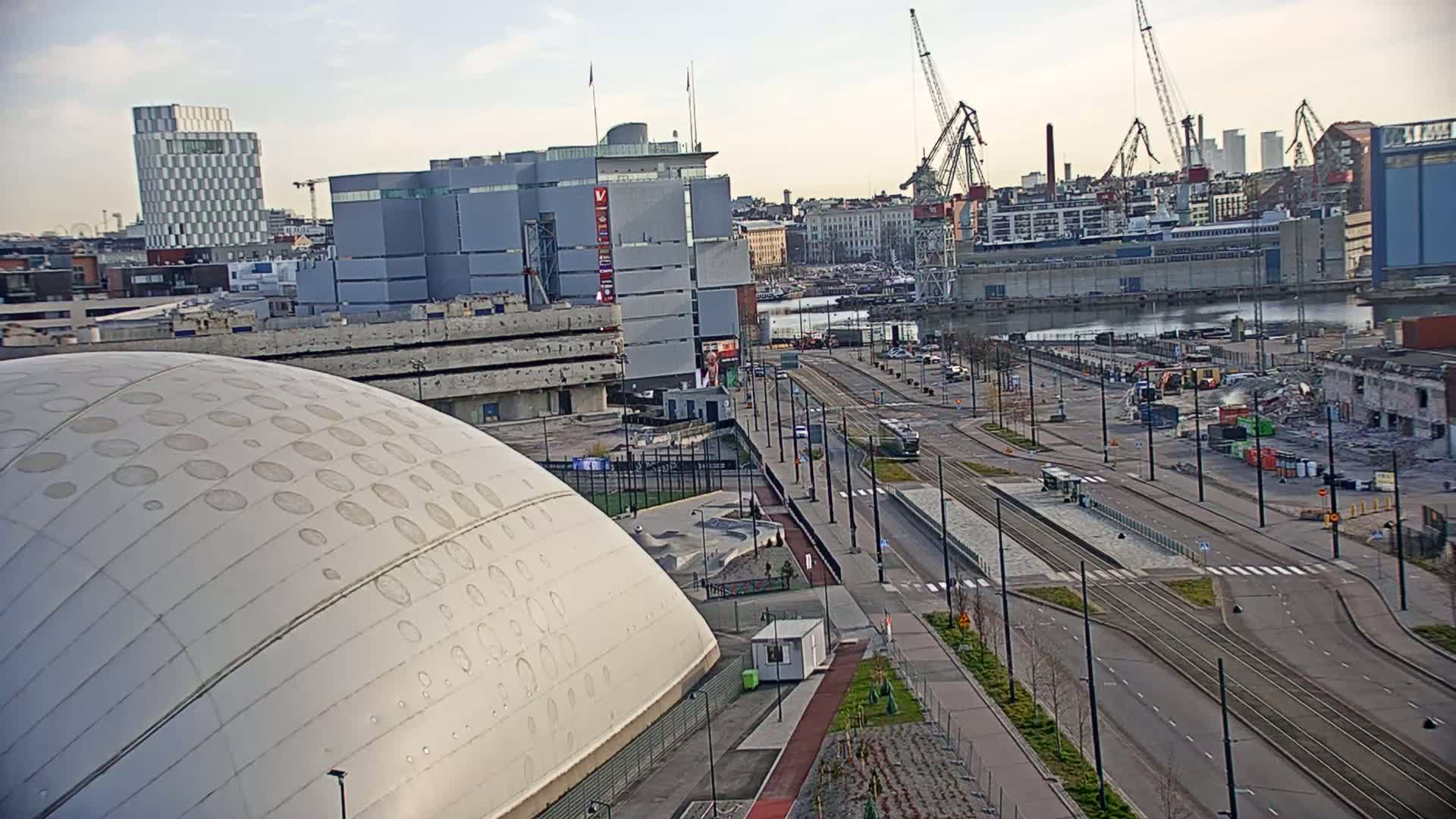 Port of Helsinki, West Harbour North View Live Cam - Hietalahti, Helsinki, Uusimaa, Finland