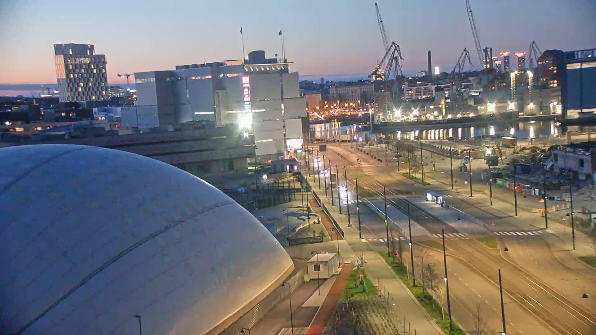 Port of Helsinki, West Harbour North View Live Cam - Hietalahti, Helsinki, Uusimaa, Finland