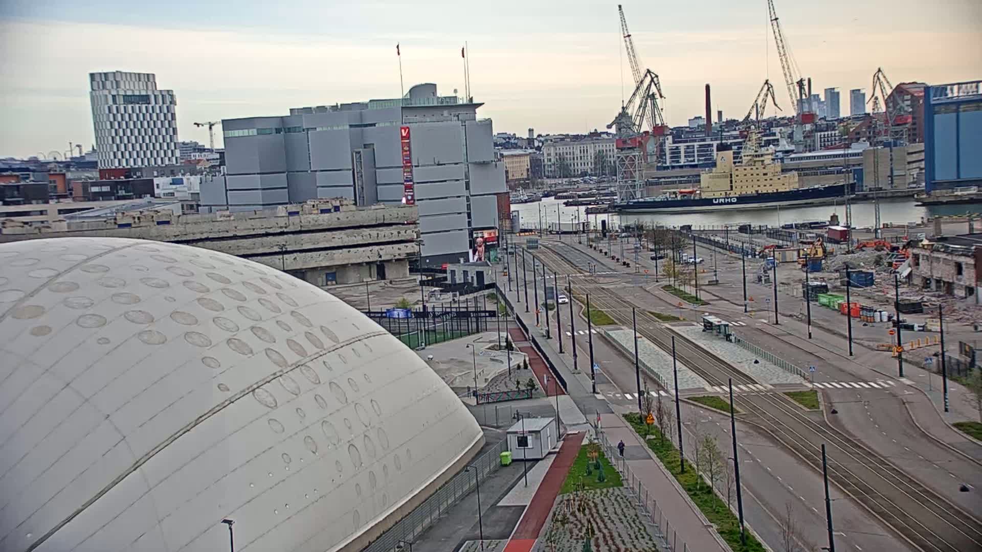 Port of Helsinki, West Harbour North View Live Cam - Hietalahti, Helsinki, Uusimaa, Finland