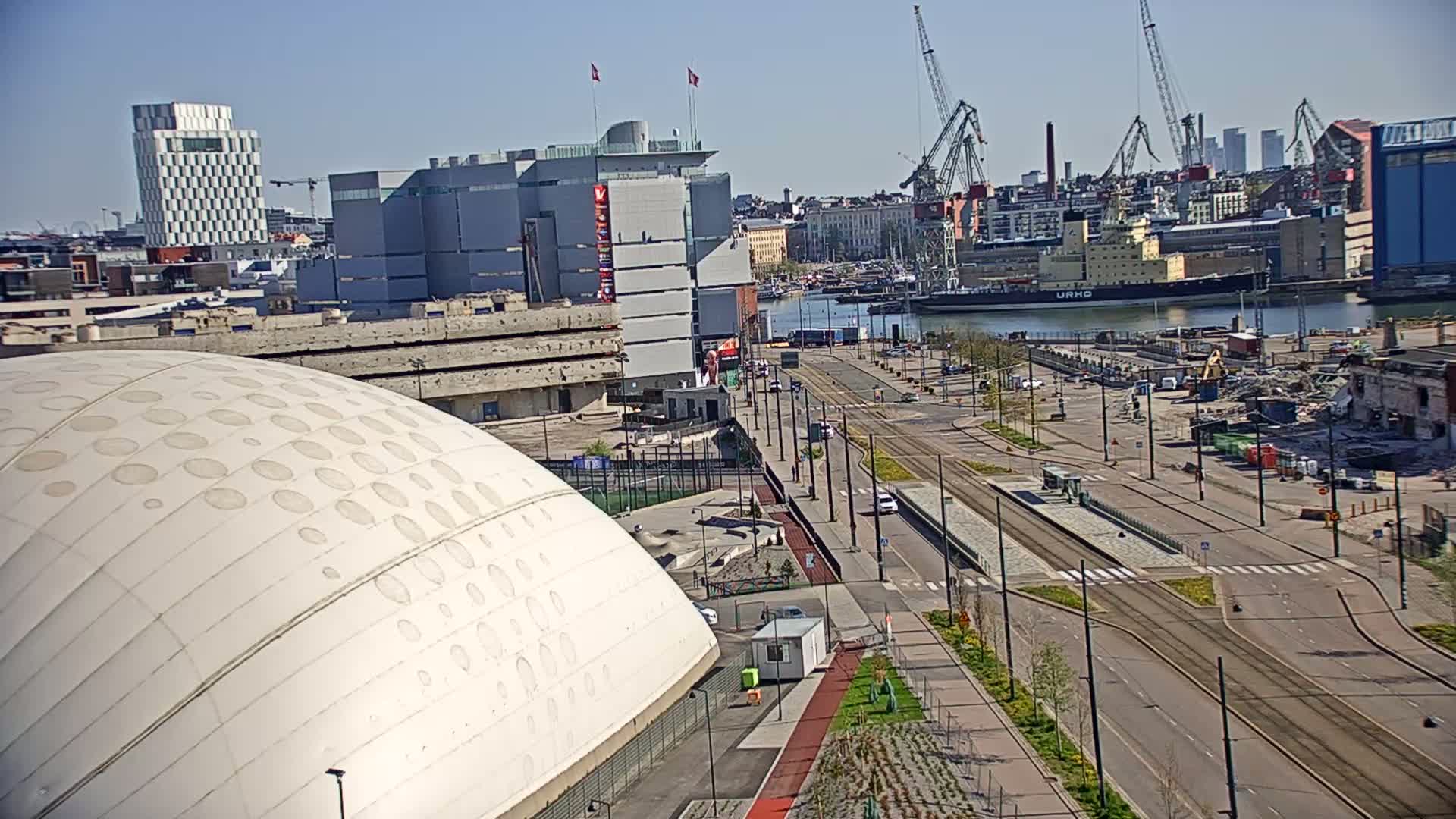 Port of Helsinki, West Harbour North View Live Cam - Hietalahti, Helsinki, Uusimaa, Finland