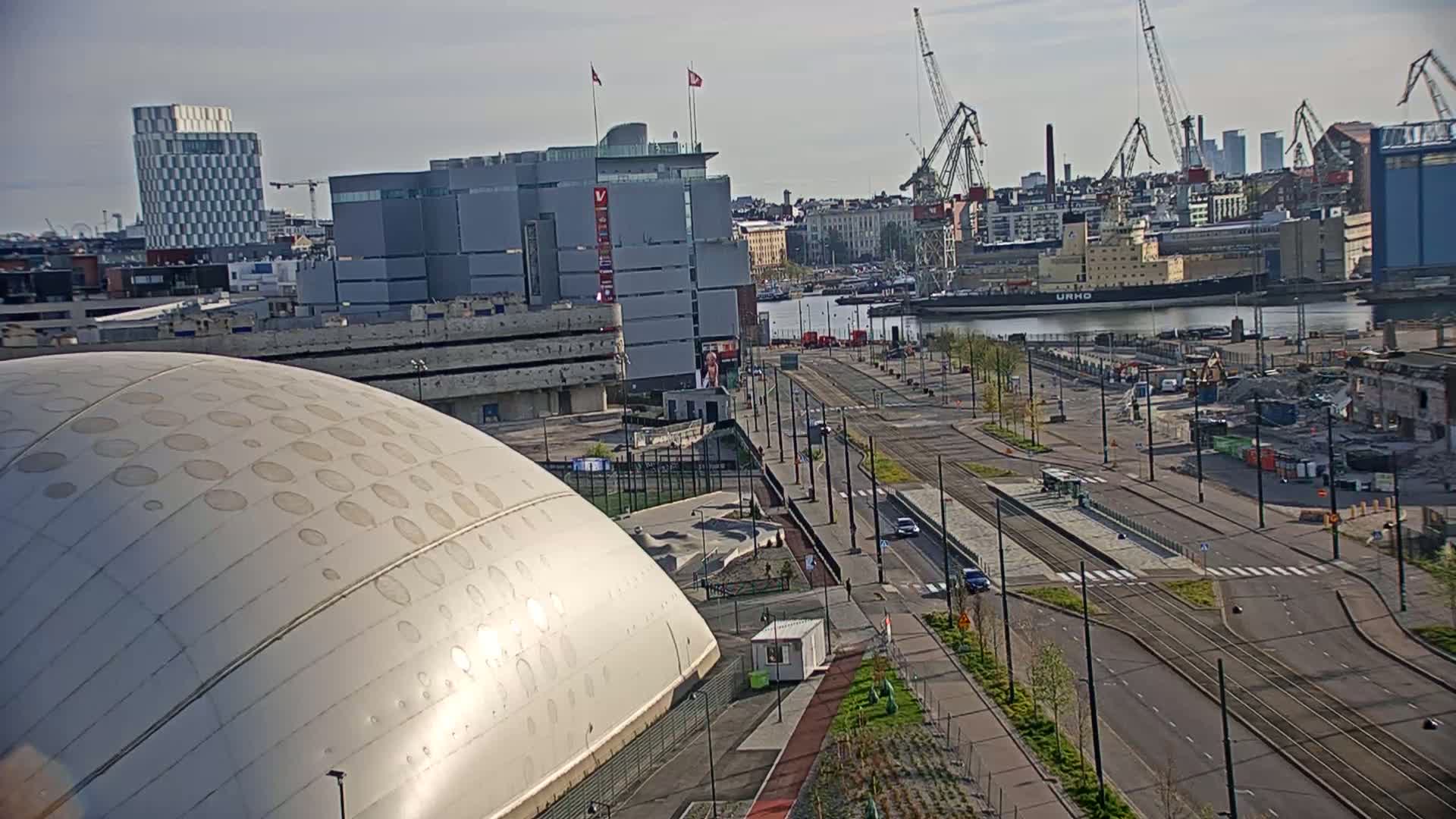 Port of Helsinki, West Harbour North View Live Cam - Hietalahti, Helsinki, Uusimaa, Finland