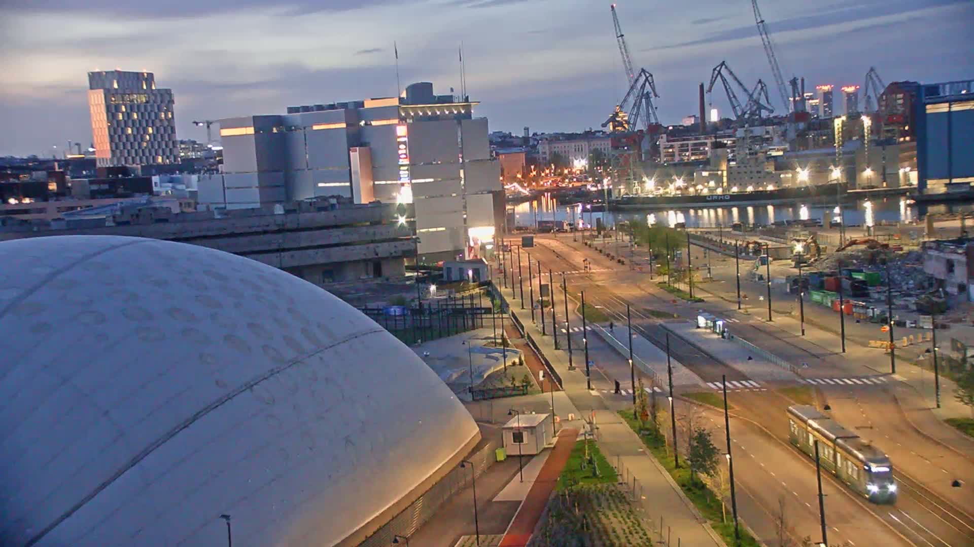 Port of Helsinki, West Harbour North View Live Cam - Hietalahti, Helsinki, Uusimaa, Finland