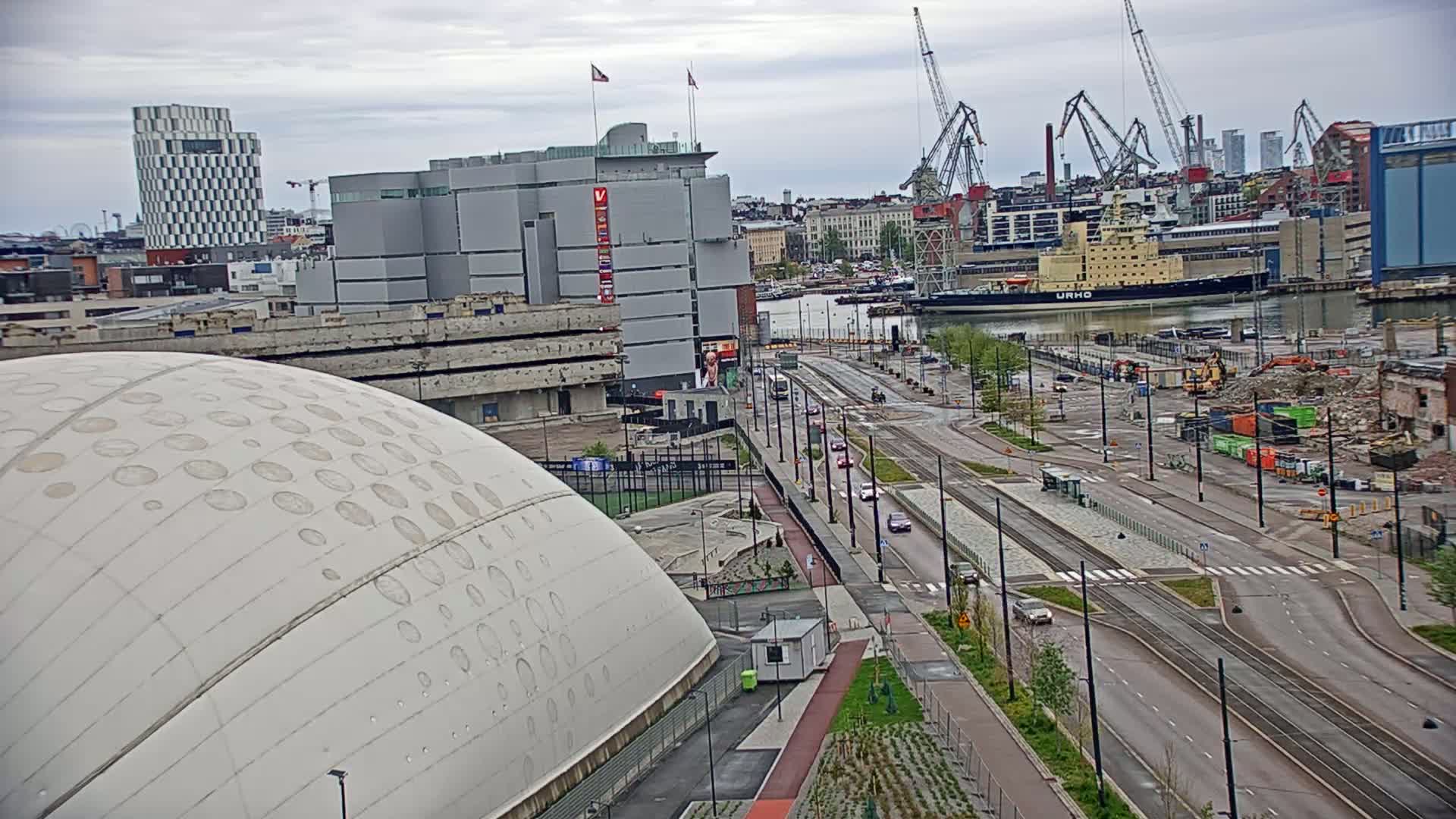 Port of Helsinki, West Harbour North View Live Cam - Hietalahti, Helsinki, Uusimaa, Finland