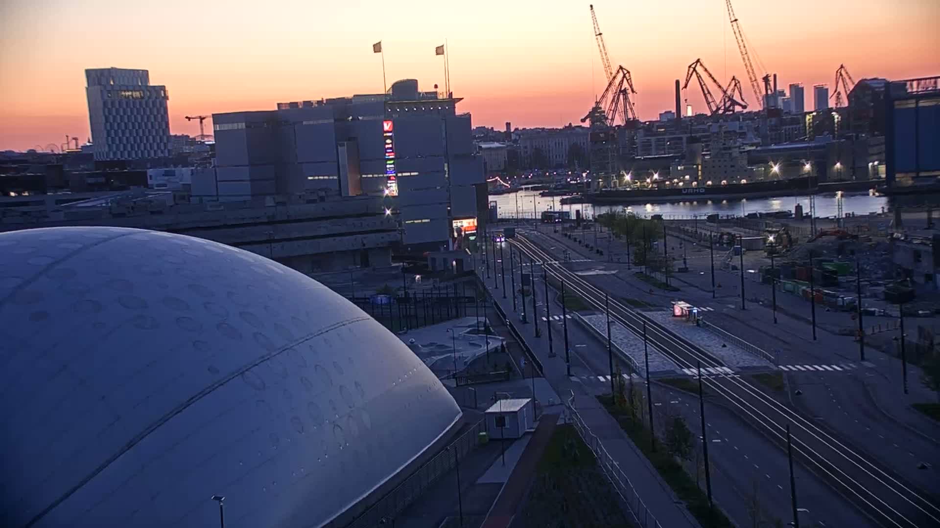 Port of Helsinki, West Harbour North View Live Cam - Hietalahti, Helsinki, Uusimaa, Finland