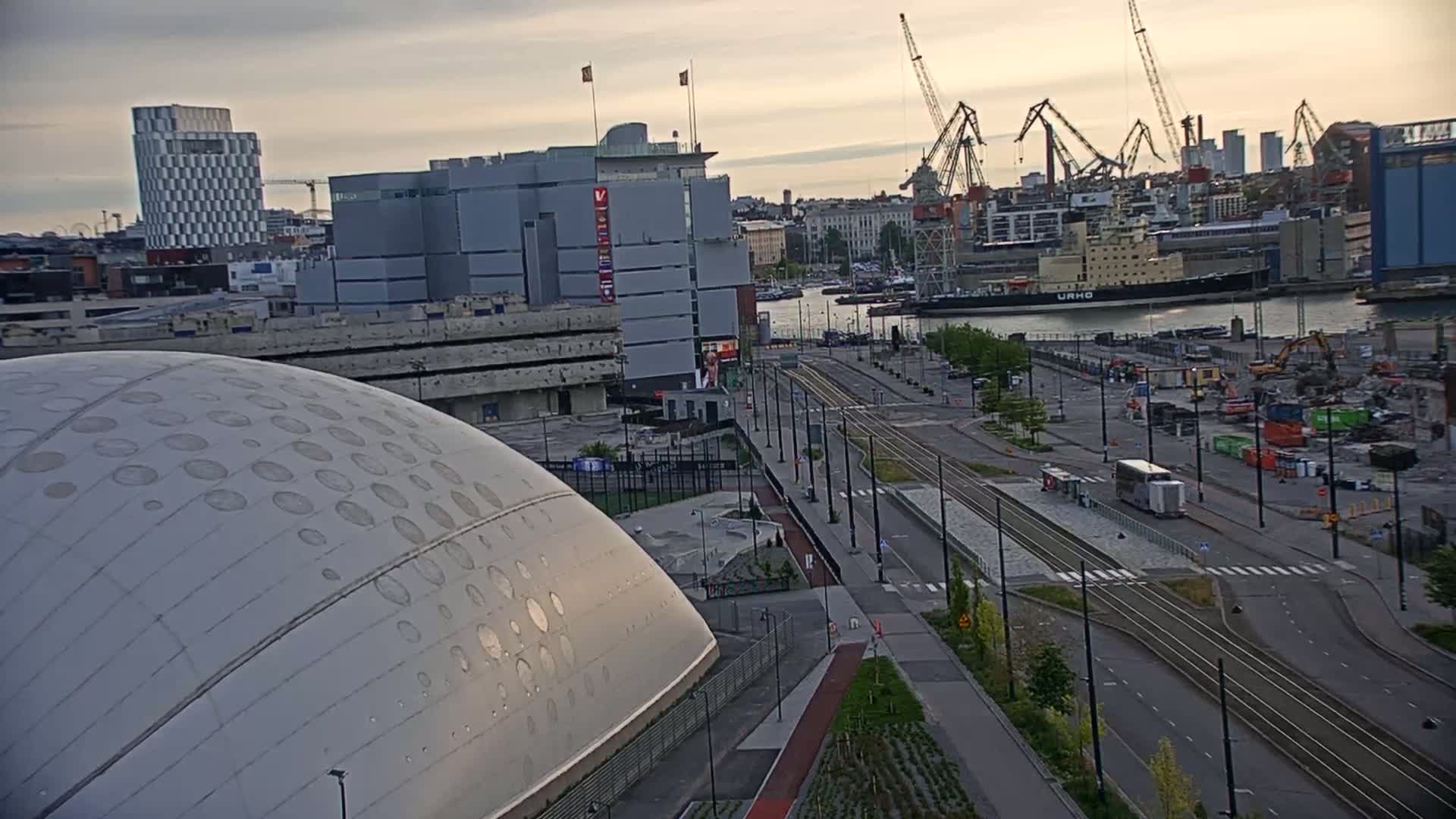 Port of Helsinki, West Harbour North View Live Cam - Hietalahti, Helsinki, Uusimaa, Finland