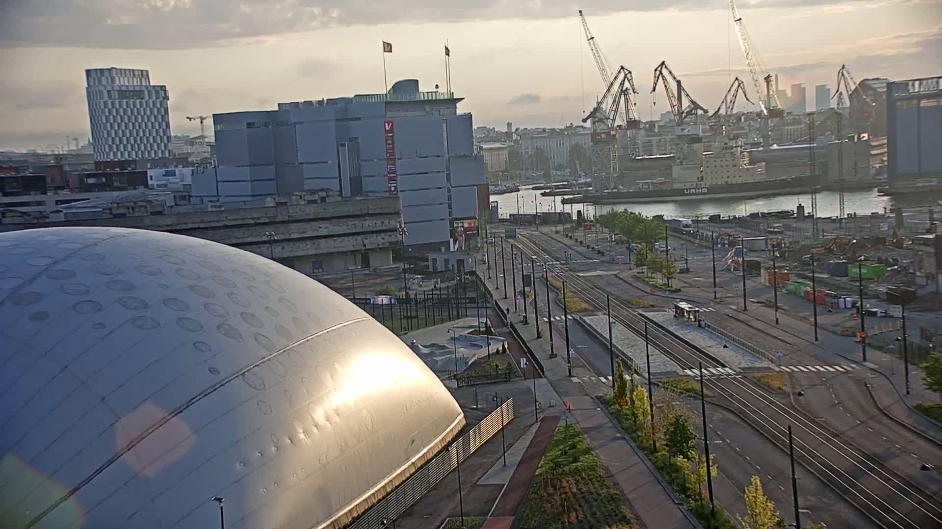 Port of Helsinki, West Harbour North View Live Cam - Hietalahti, Helsinki, Uusimaa, Finland