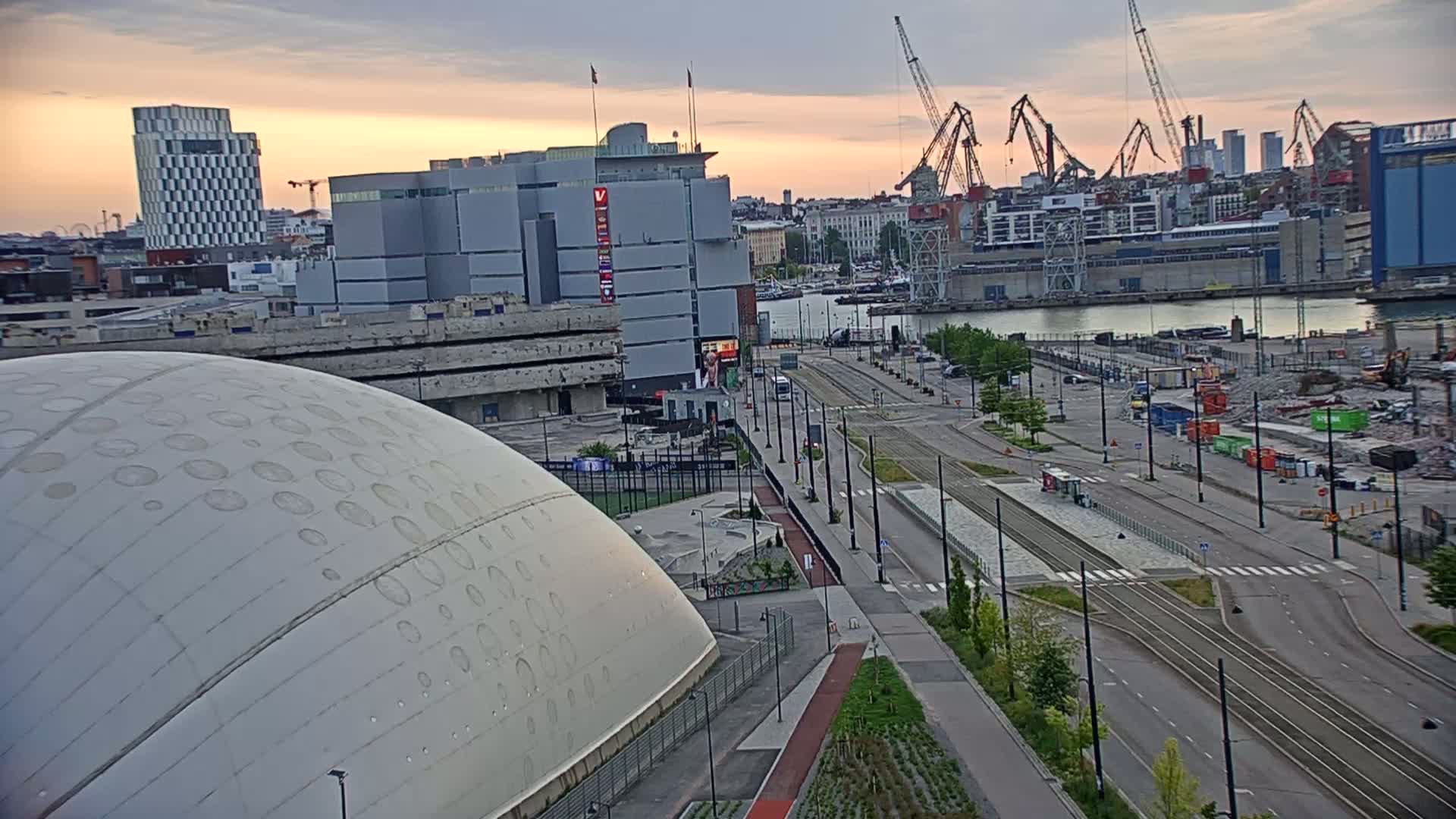 Port of Helsinki, West Harbour North View Live Cam - Hietalahti, Helsinki, Uusimaa, Finland