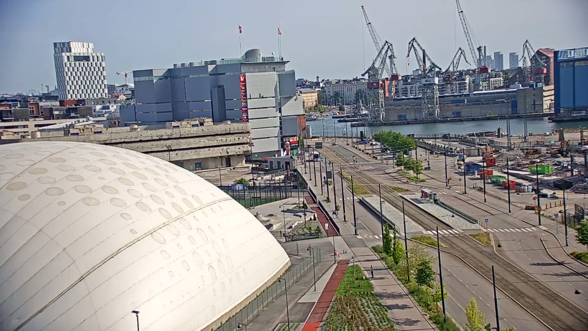 Port of Helsinki, West Harbour North View Live Cam - Hietalahti, Helsinki, Uusimaa, Finland