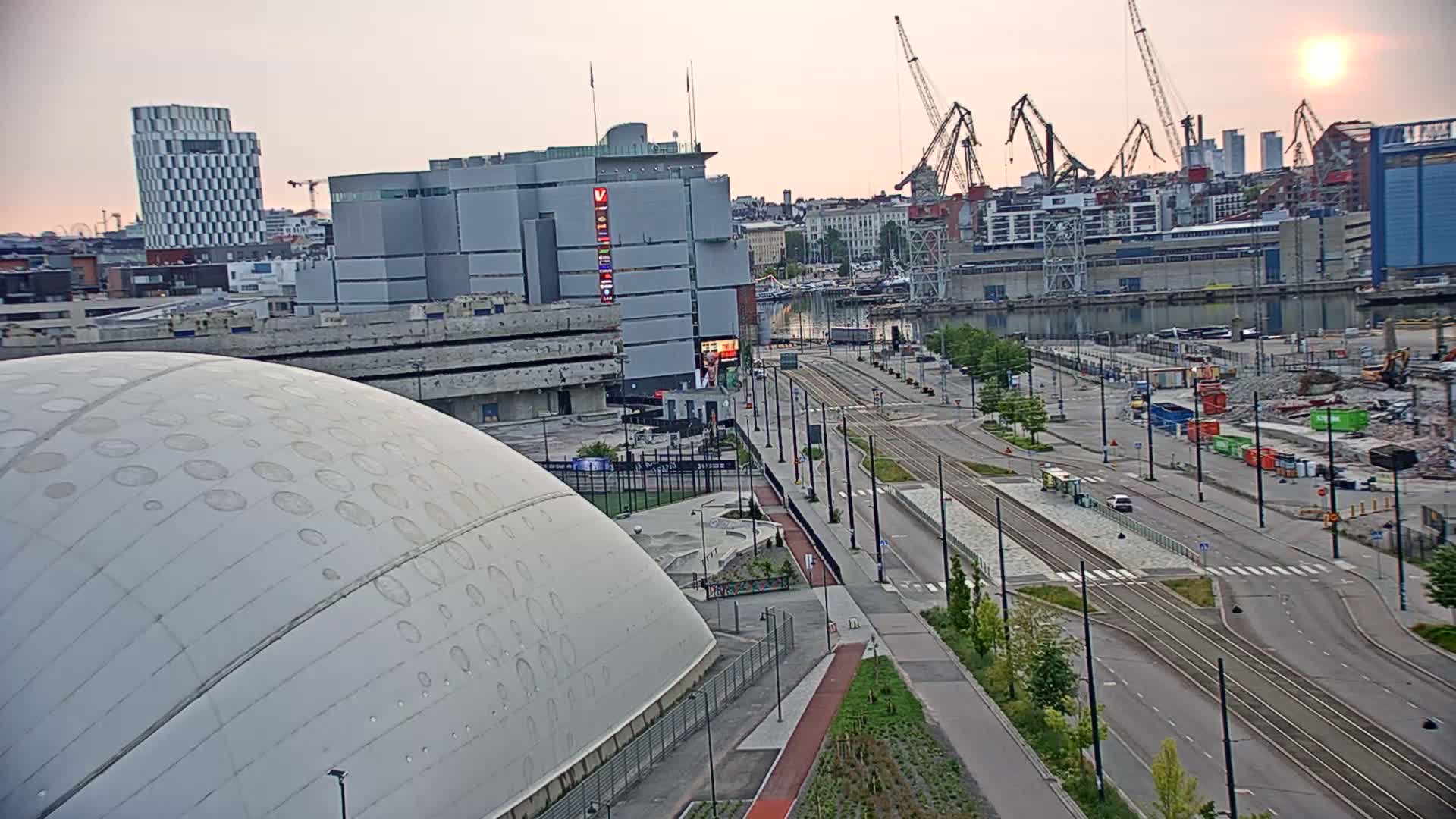 Port of Helsinki, West Harbour North View Live Cam - Hietalahti, Helsinki, Uusimaa, Finland