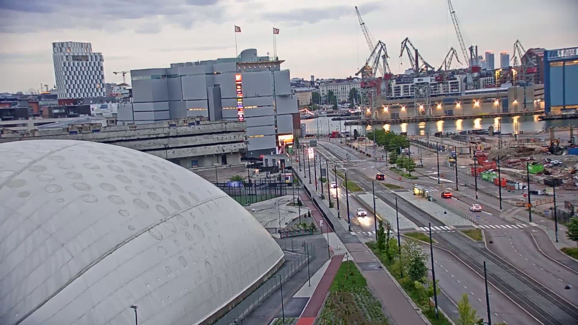 Port of Helsinki, West Harbour North View Live Cam - Hietalahti, Helsinki, Uusimaa, Finland