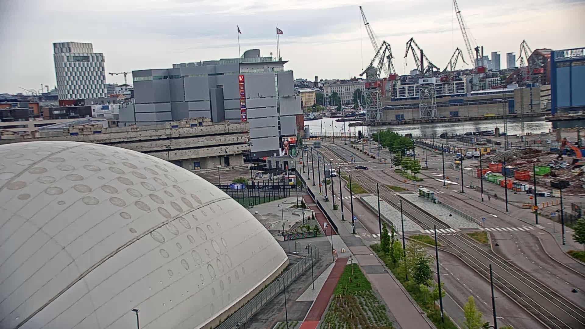 Port of Helsinki, West Harbour North View Live Cam - Hietalahti, Helsinki, Uusimaa, Finland