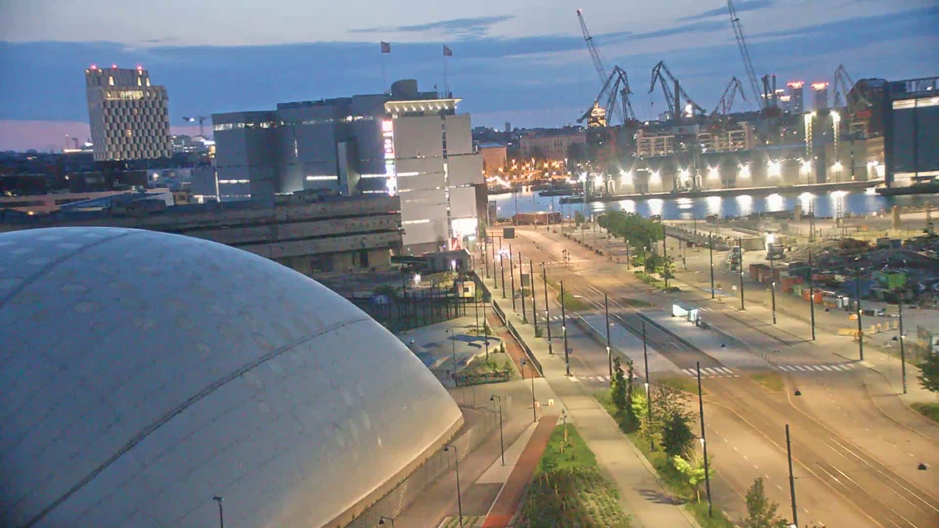 Port of Helsinki, West Harbour North View Live Cam - Hietalahti, Helsinki, Uusimaa, Finland