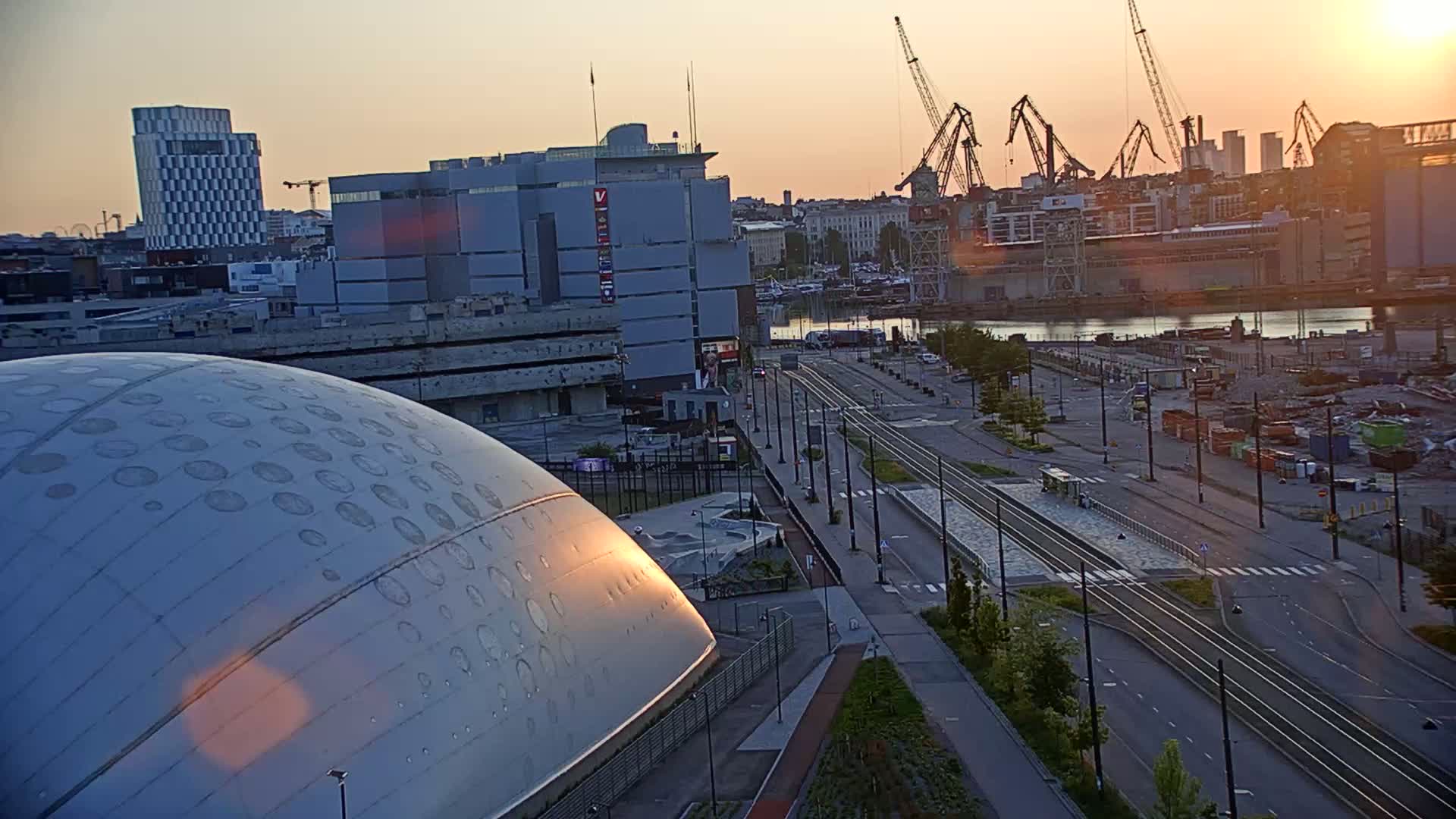 Port of Helsinki, West Harbour North View Live Cam - Hietalahti, Helsinki, Uusimaa, Finland