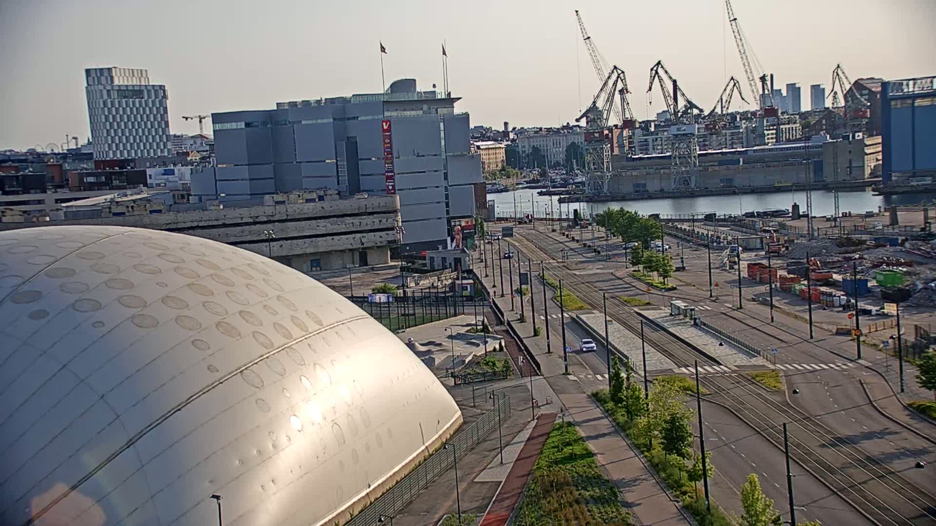 Port of Helsinki, West Harbour North View Live Cam - Hietalahti, Helsinki, Uusimaa, Finland