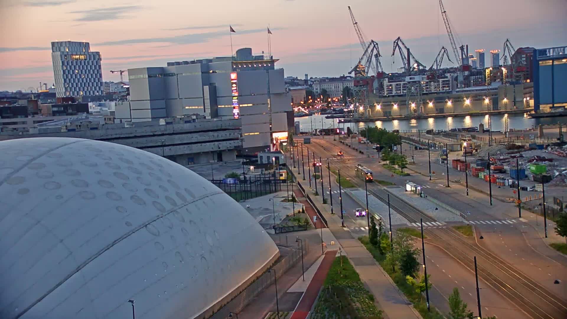 Port of Helsinki, West Harbour North View Live Cam - Hietalahti, Helsinki, Uusimaa, Finland