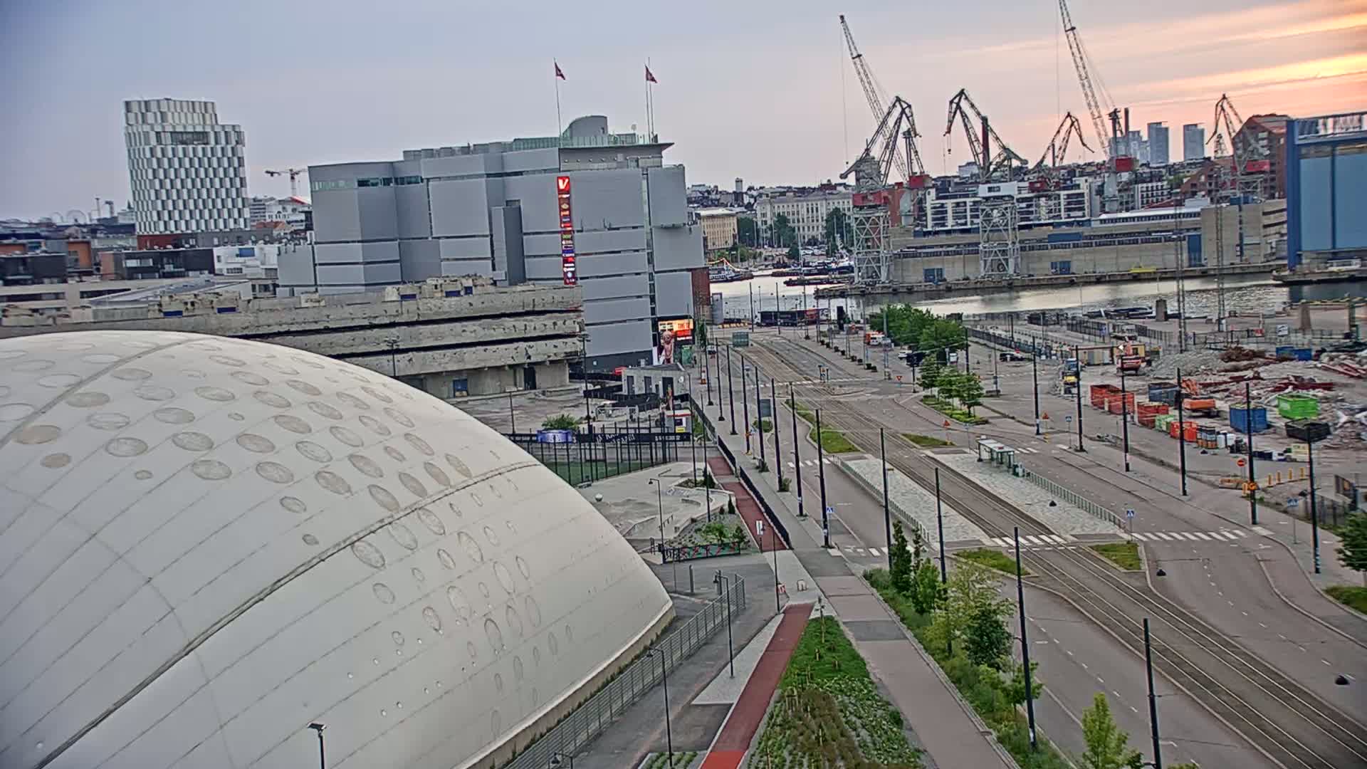 Port of Helsinki, West Harbour North View Live Cam - Hietalahti, Helsinki, Uusimaa, Finland