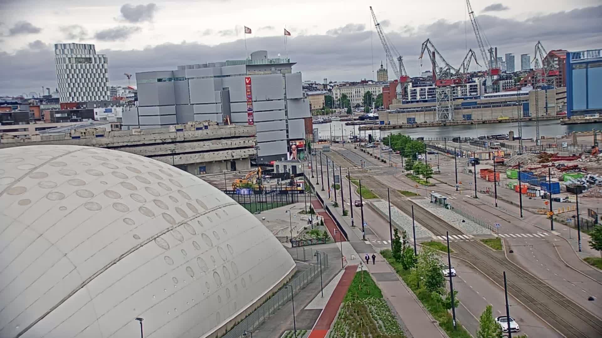 Port of Helsinki, West Harbour North View Live Cam - Hietalahti, Helsinki, Uusimaa, Finland