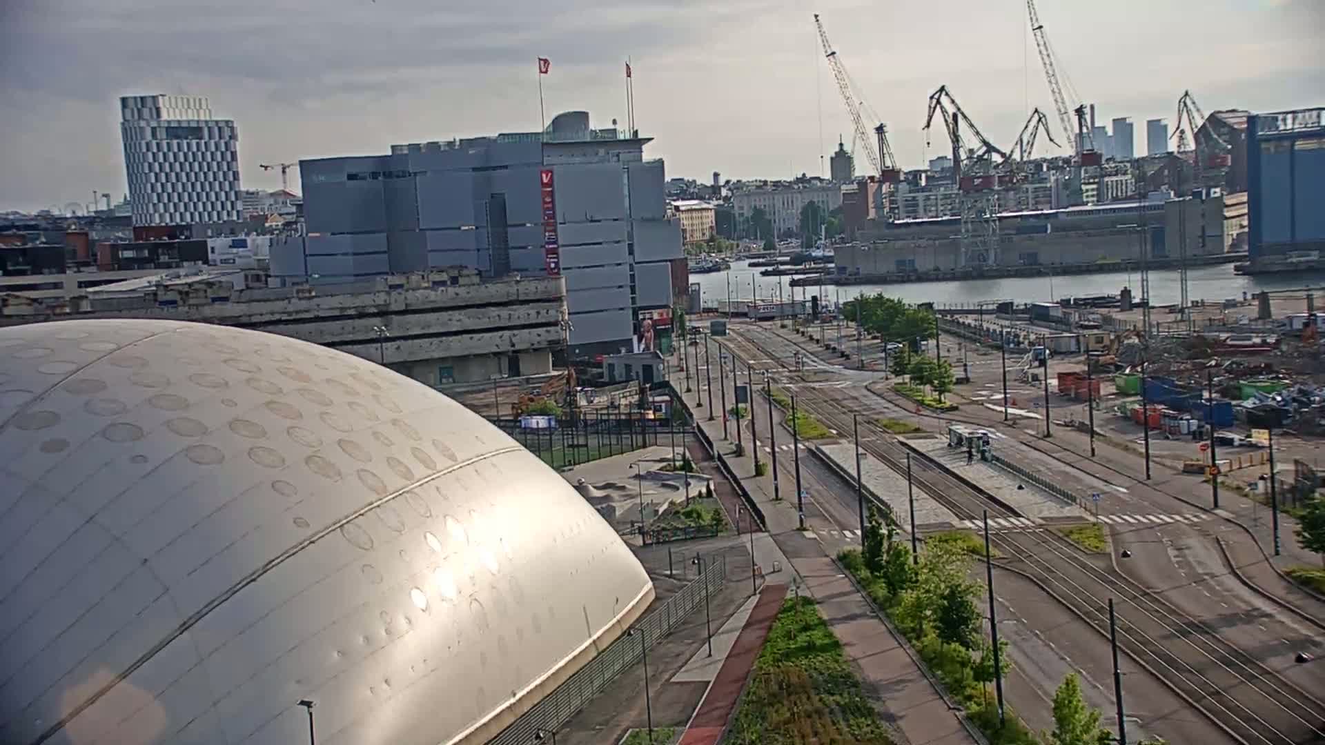 Port of Helsinki, West Harbour North View Live Cam - Hietalahti, Helsinki, Uusimaa, Finland