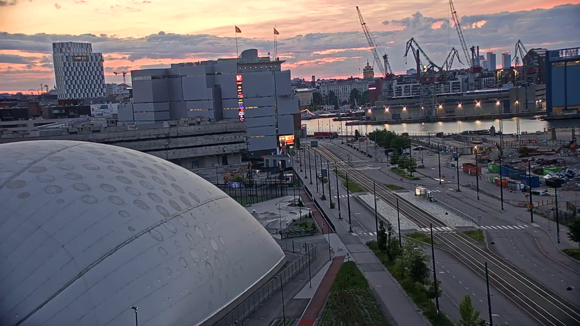 Port of Helsinki, West Harbour North View Live Cam - Hietalahti, Helsinki, Uusimaa, Finland