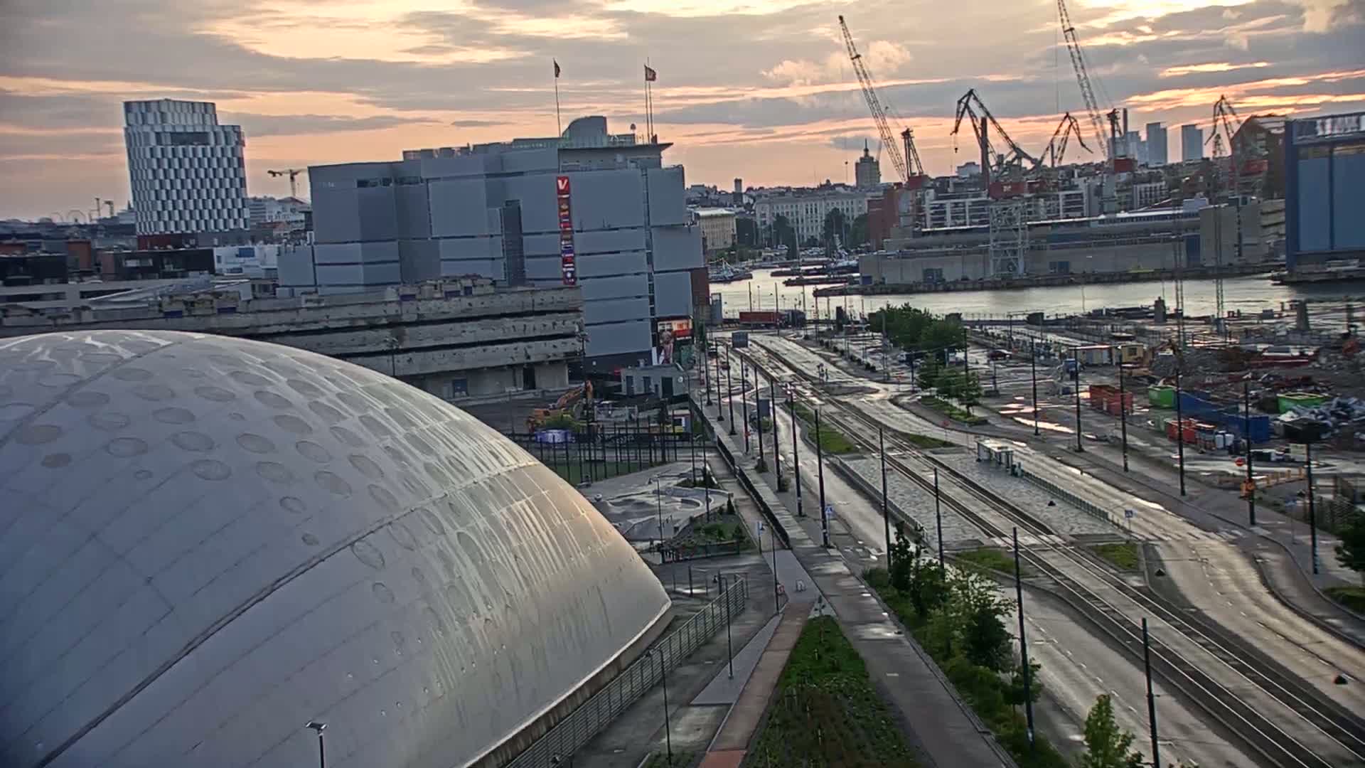 Port of Helsinki, West Harbour North View Live Cam - Hietalahti, Helsinki, Uusimaa, Finland
