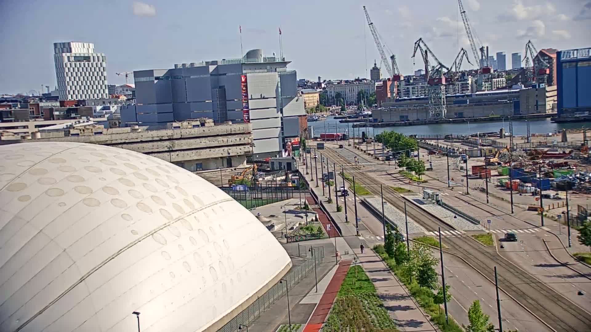 Port of Helsinki, West Harbour North View Live Cam - Hietalahti, Helsinki, Uusimaa, Finland