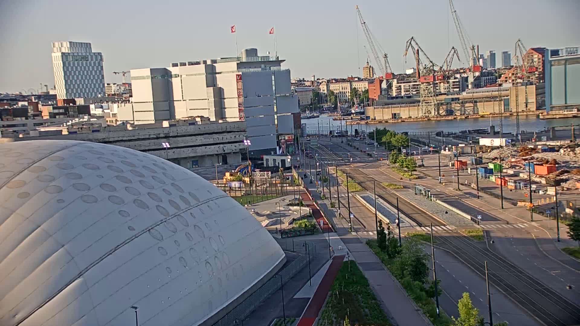 Port of Helsinki, West Harbour North View Live Cam - Hietalahti, Helsinki, Uusimaa, Finland