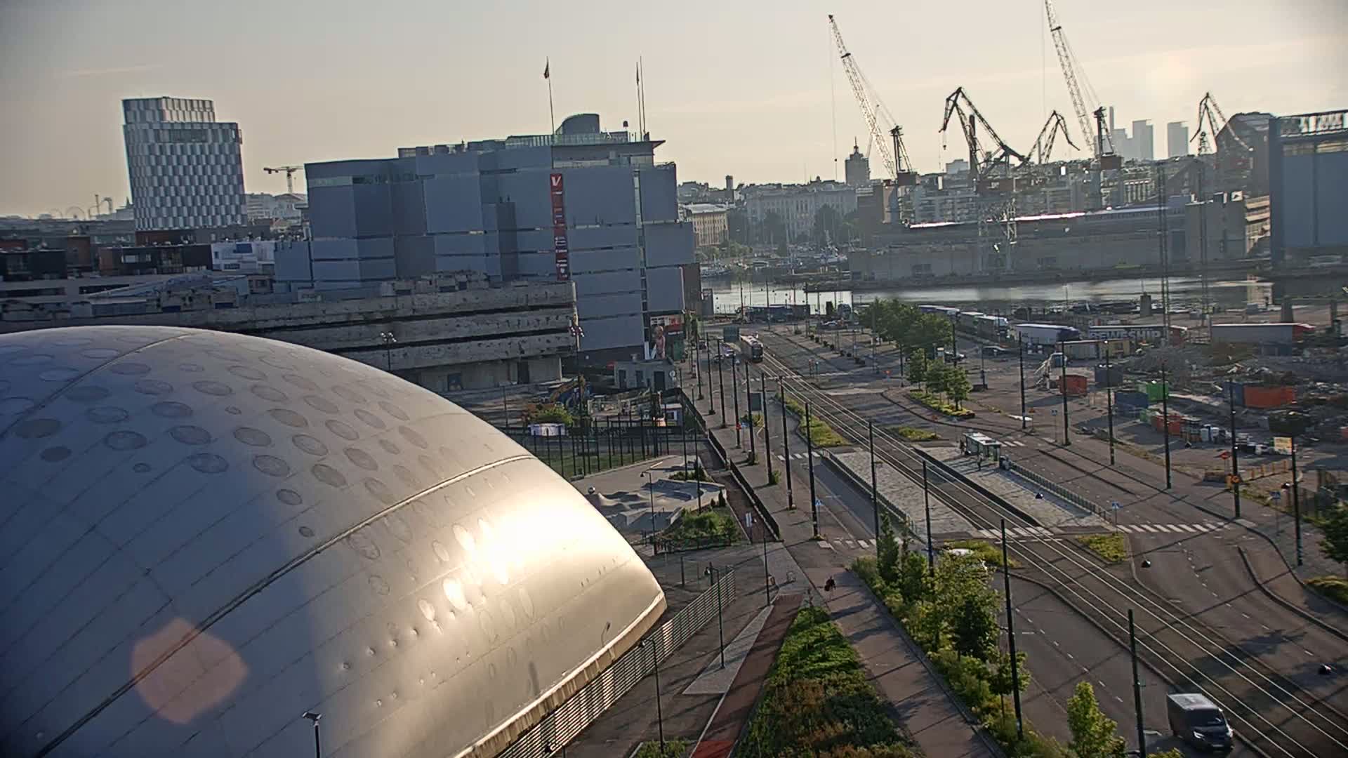 Port of Helsinki, West Harbour North View Live Cam - Hietalahti, Helsinki, Uusimaa, Finland