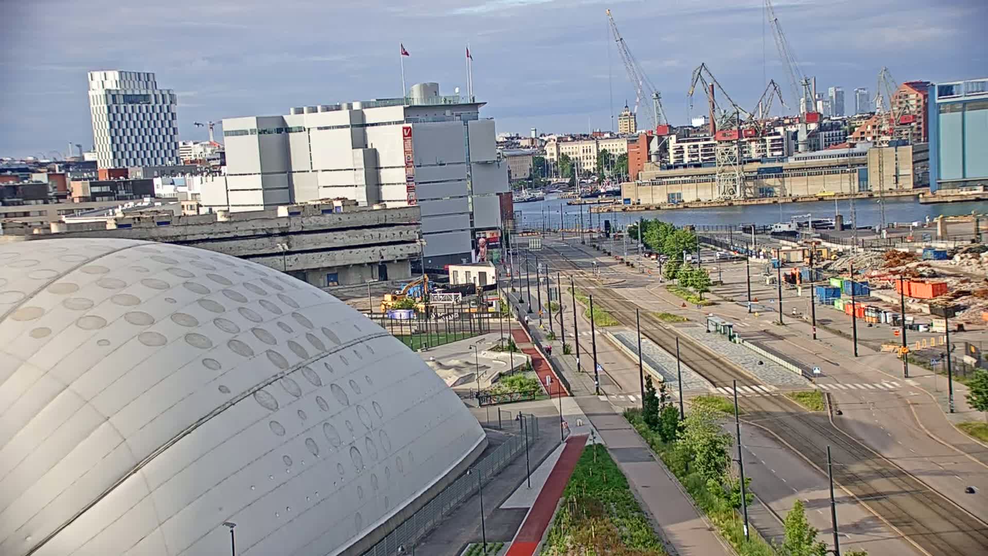 Port of Helsinki, West Harbour North View Live Cam - Hietalahti, Helsinki, Uusimaa, Finland