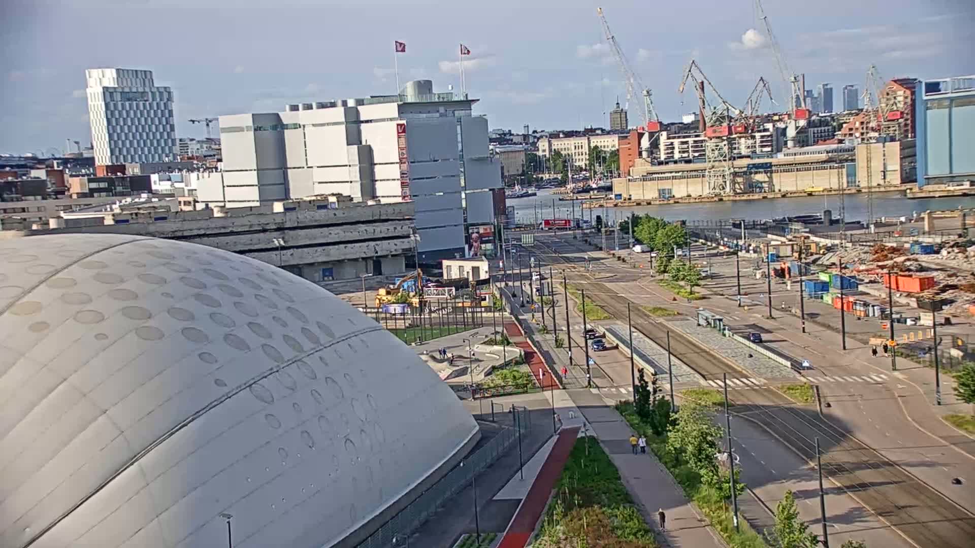 Port of Helsinki, West Harbour North View Live Cam - Hietalahti, Helsinki, Uusimaa, Finland