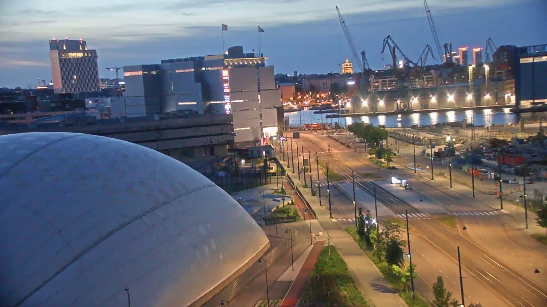 Port of Helsinki, West Harbour North View Live Cam - Hietalahti, Helsinki, Uusimaa, Finland