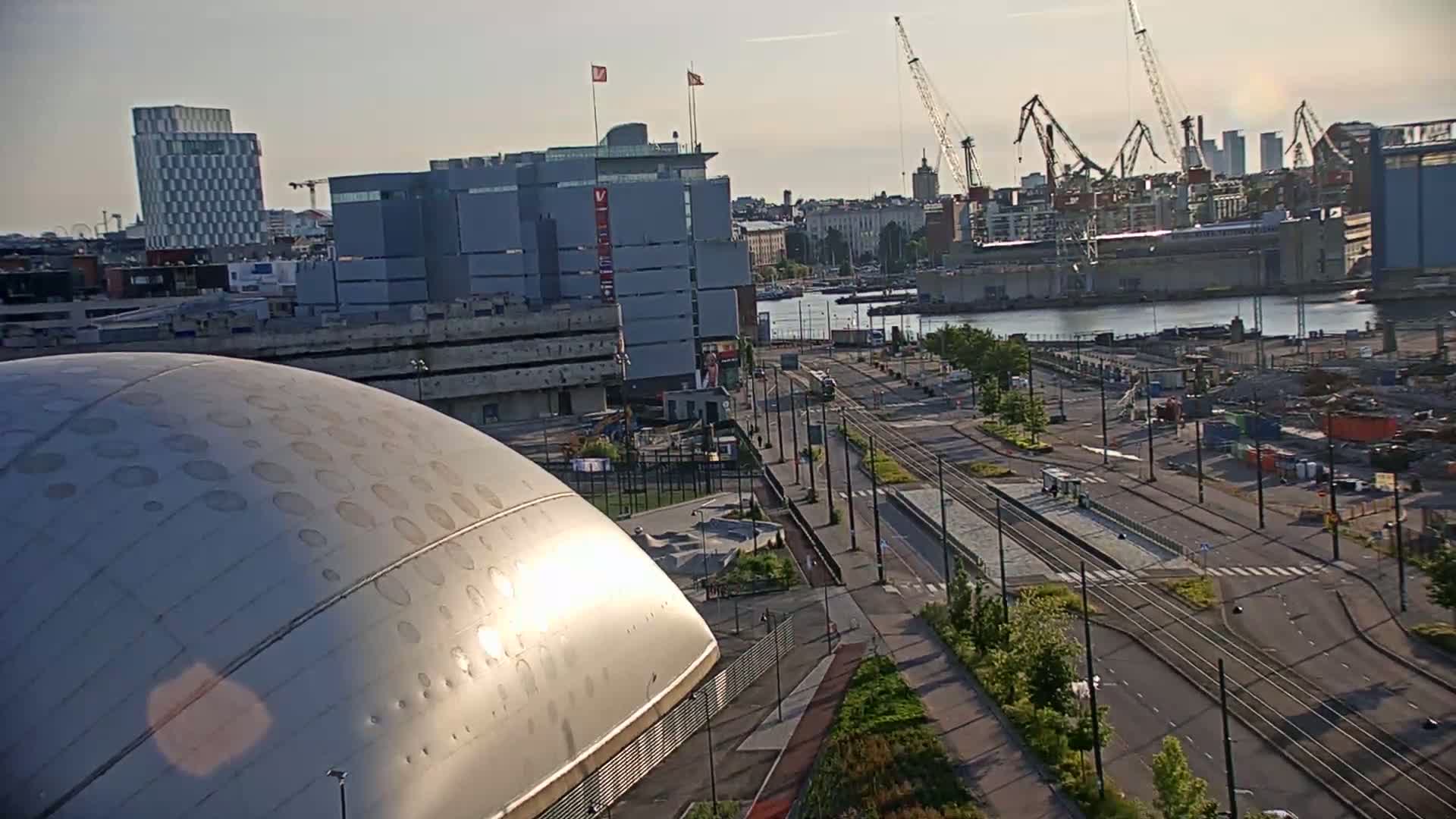 Port of Helsinki, West Harbour North View Live Cam - Hietalahti, Helsinki, Uusimaa, Finland