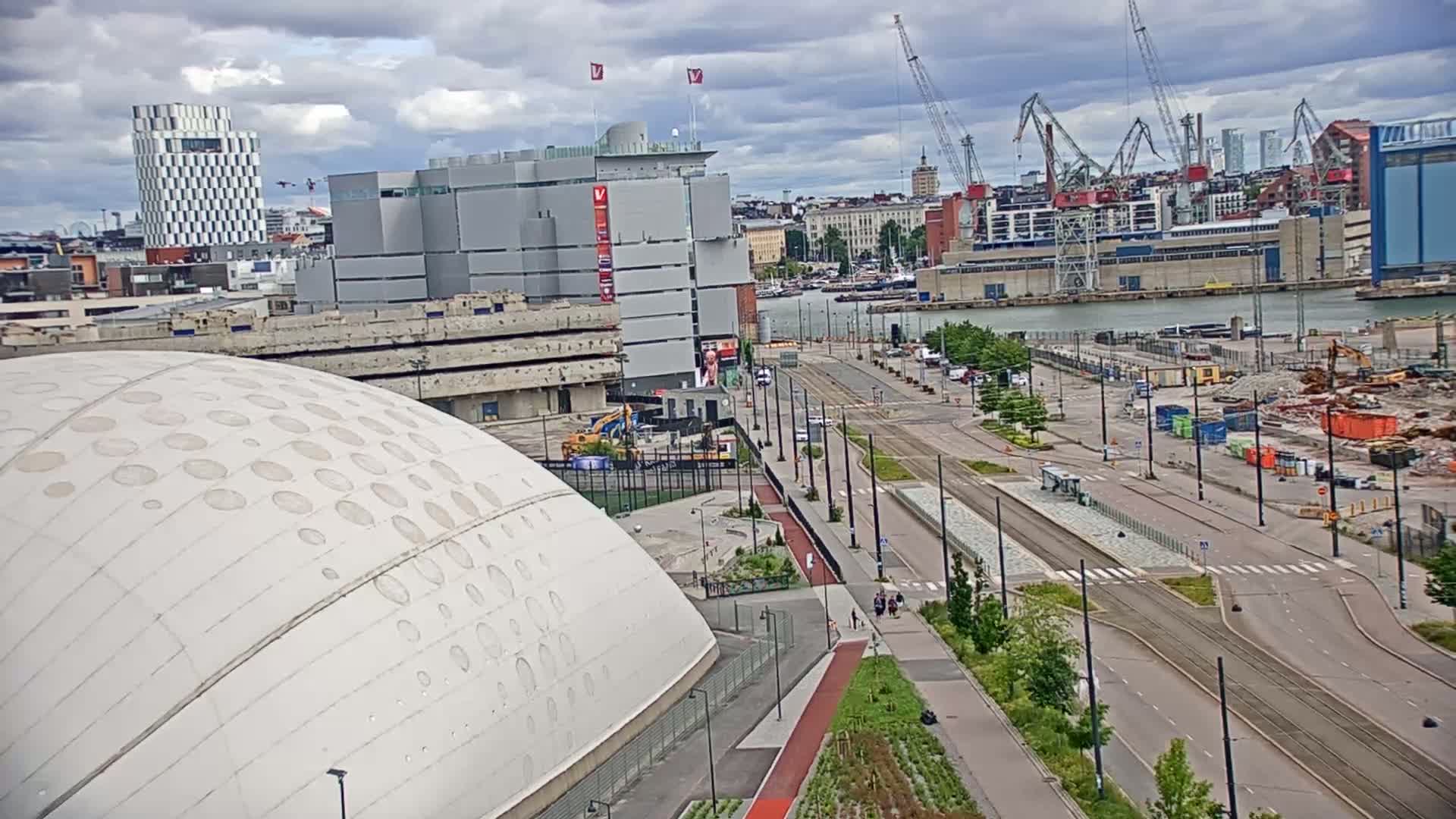 Port of Helsinki, West Harbour North View Live Cam - Hietalahti, Helsinki, Uusimaa, Finland