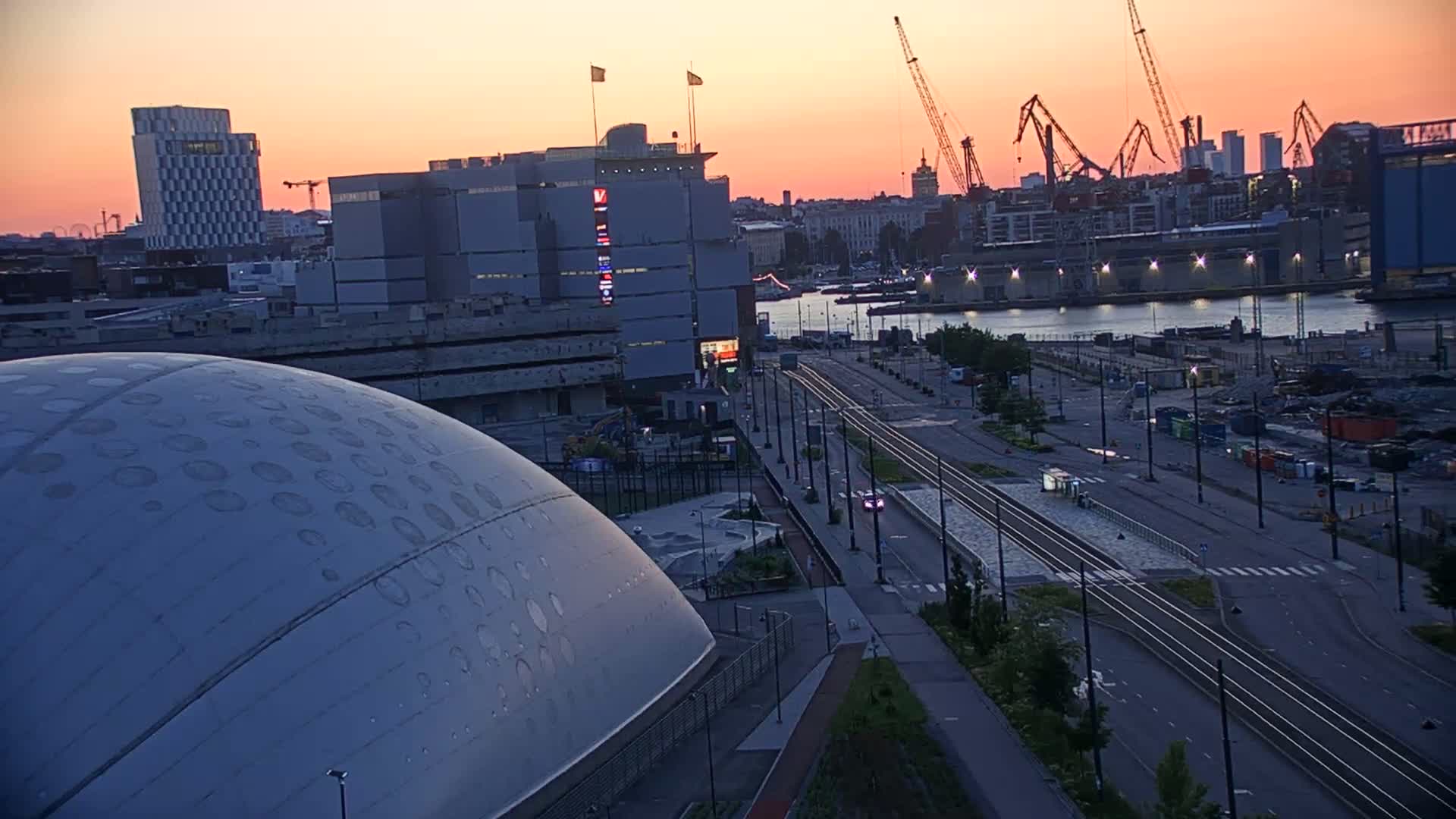 Port of Helsinki, West Harbour North View Live Cam - Hietalahti, Helsinki, Uusimaa, Finland