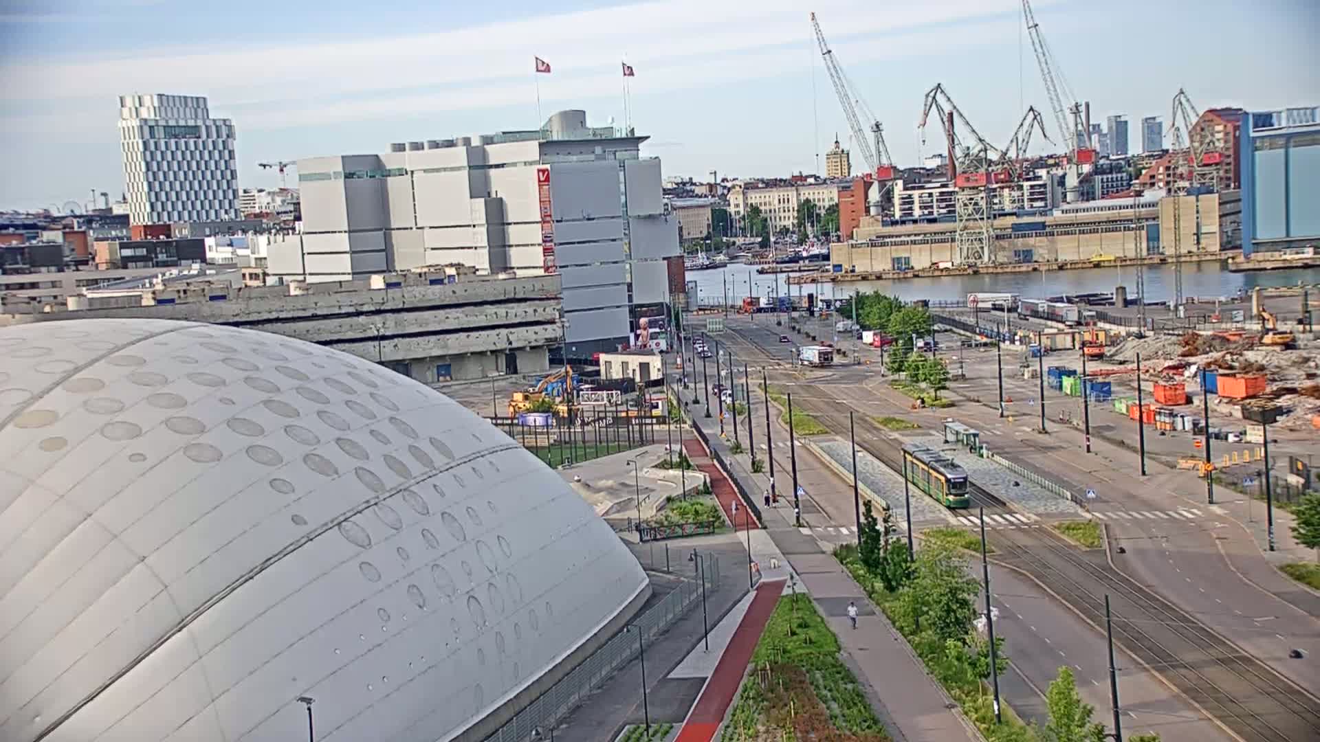 Port of Helsinki, West Harbour North View Live Cam - Hietalahti, Helsinki, Uusimaa, Finland
