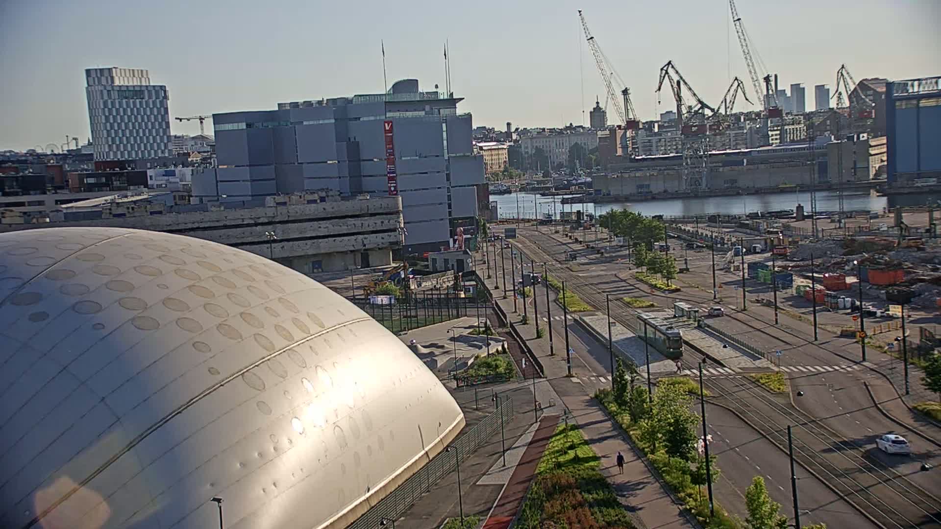 Port of Helsinki, West Harbour North View Live Cam - Hietalahti, Helsinki, Uusimaa, Finland