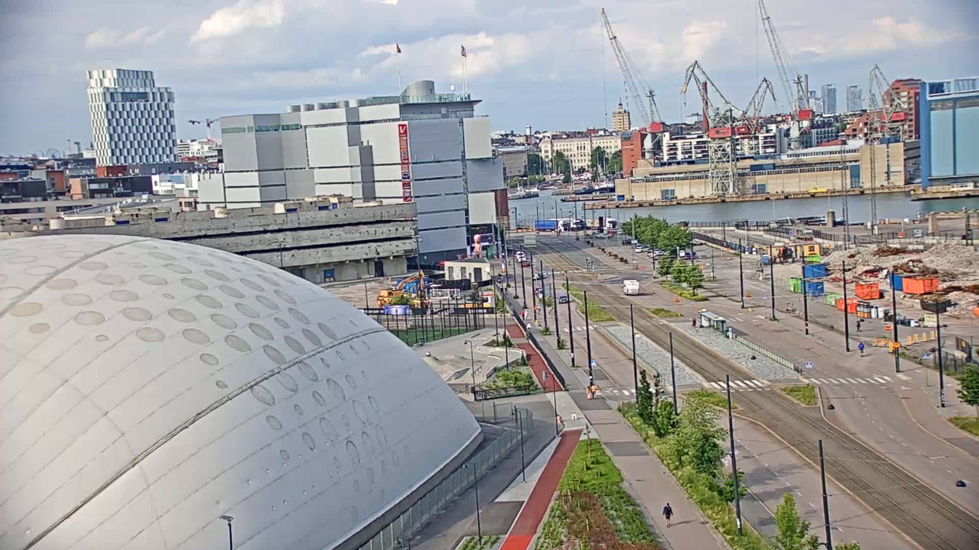 Port of Helsinki, West Harbour North View Live Cam - Hietalahti, Helsinki, Uusimaa, Finland