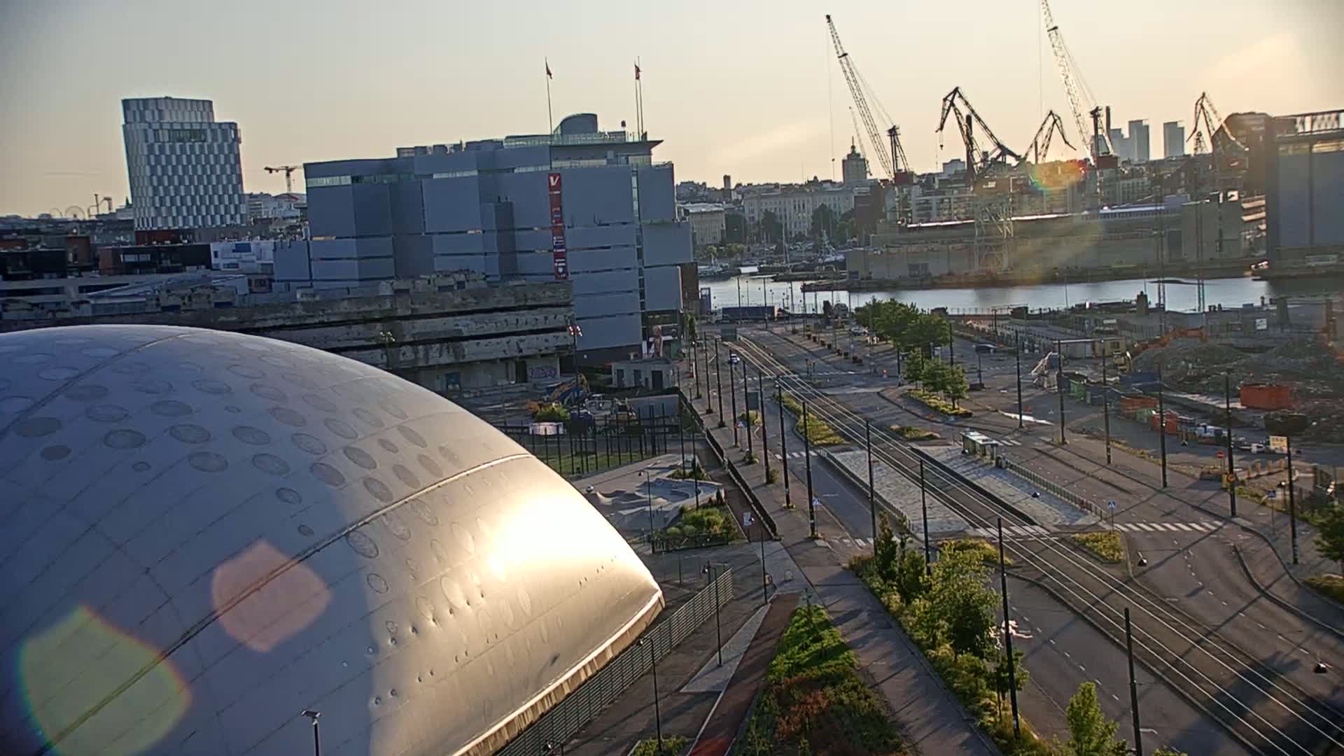 Port of Helsinki, West Harbour North View Live Cam - Hietalahti, Helsinki, Uusimaa, Finland