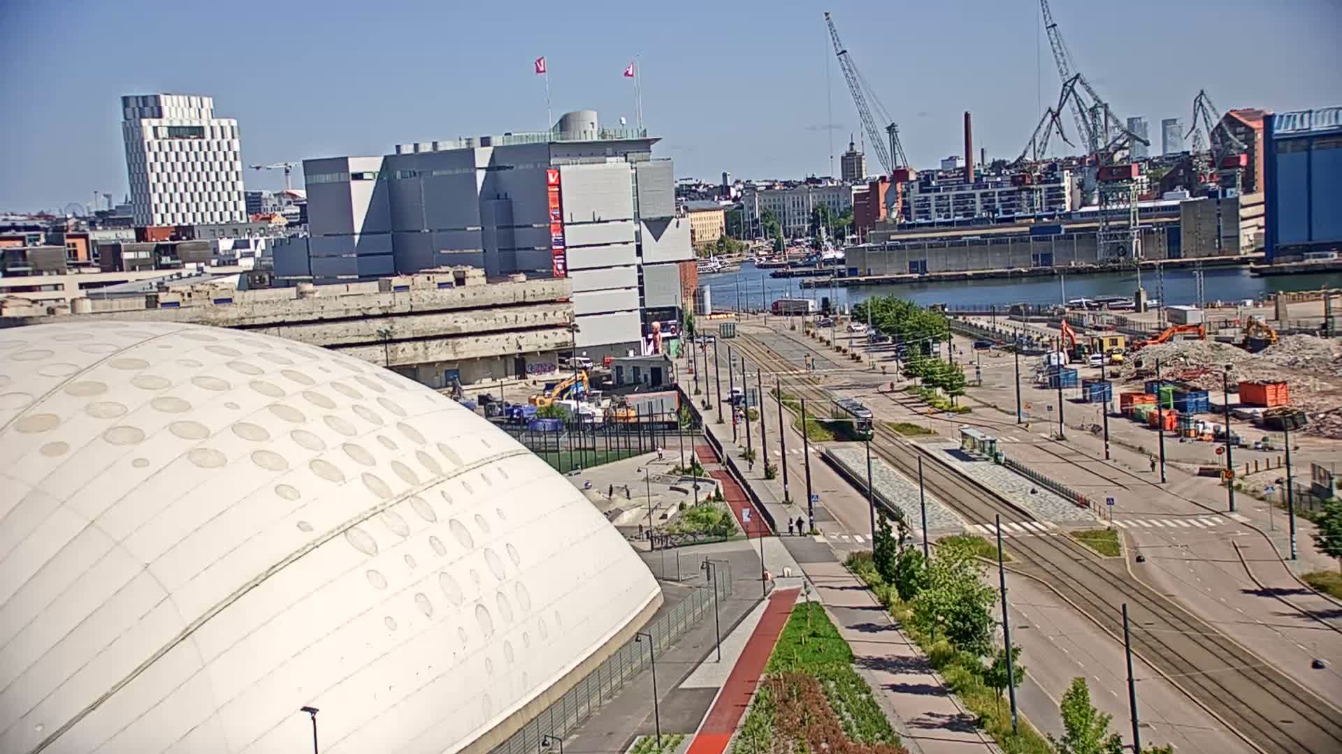 Port of Helsinki, West Harbour North View Live Cam - Hietalahti, Helsinki, Uusimaa, Finland