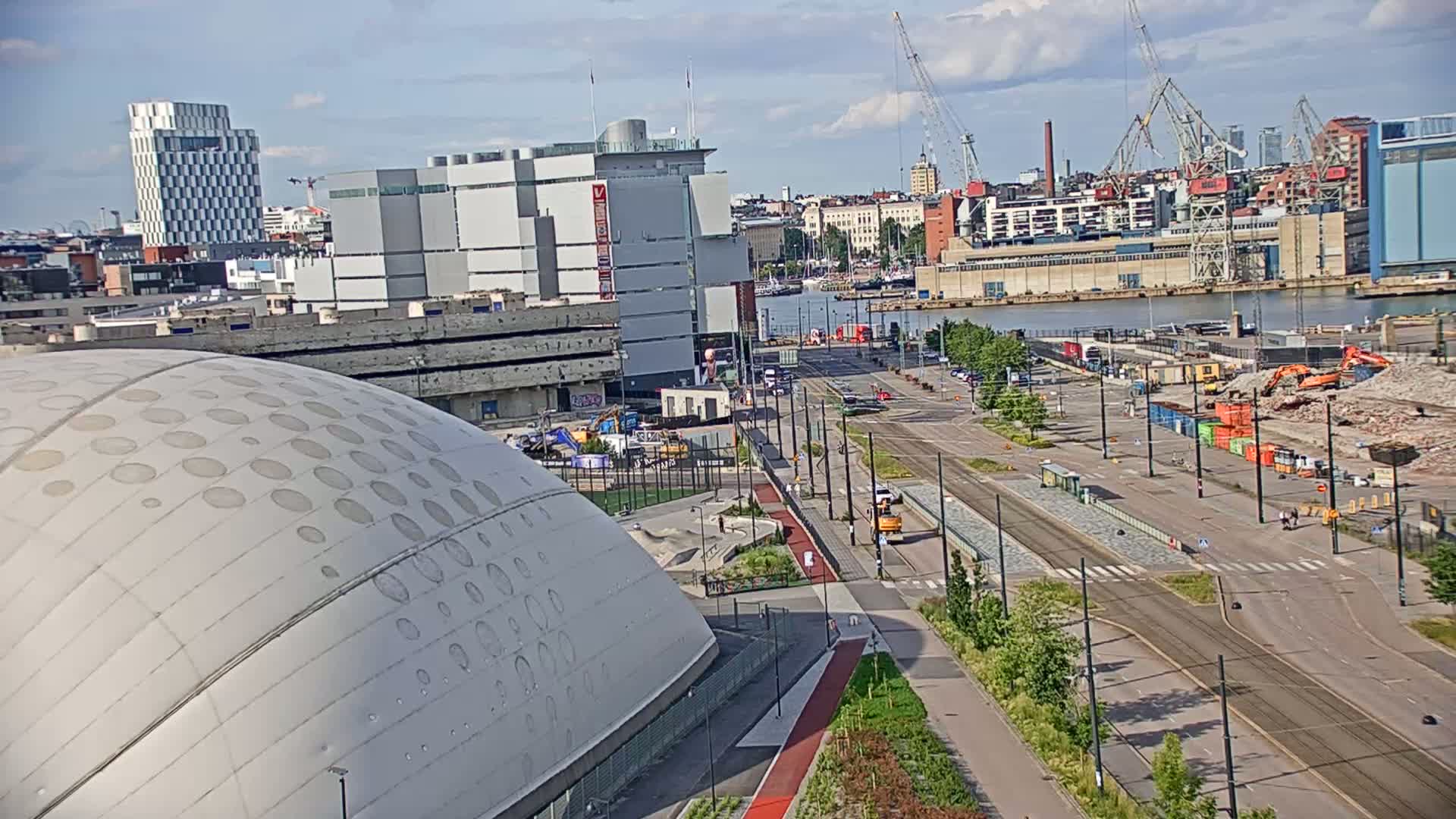 Port of Helsinki, West Harbour North View Live Cam - Hietalahti, Helsinki, Uusimaa, Finland