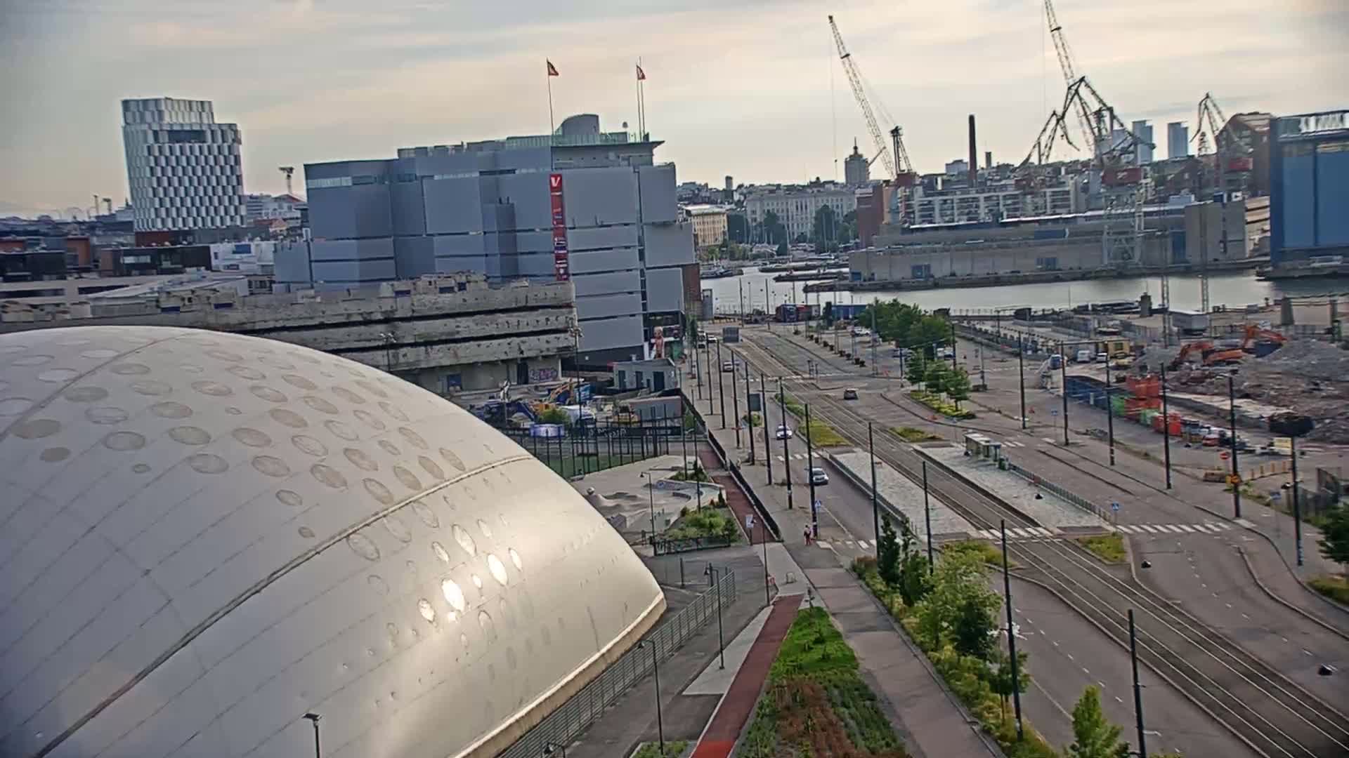 Port of Helsinki, West Harbour North View Live Cam - Hietalahti, Helsinki, Uusimaa, Finland
