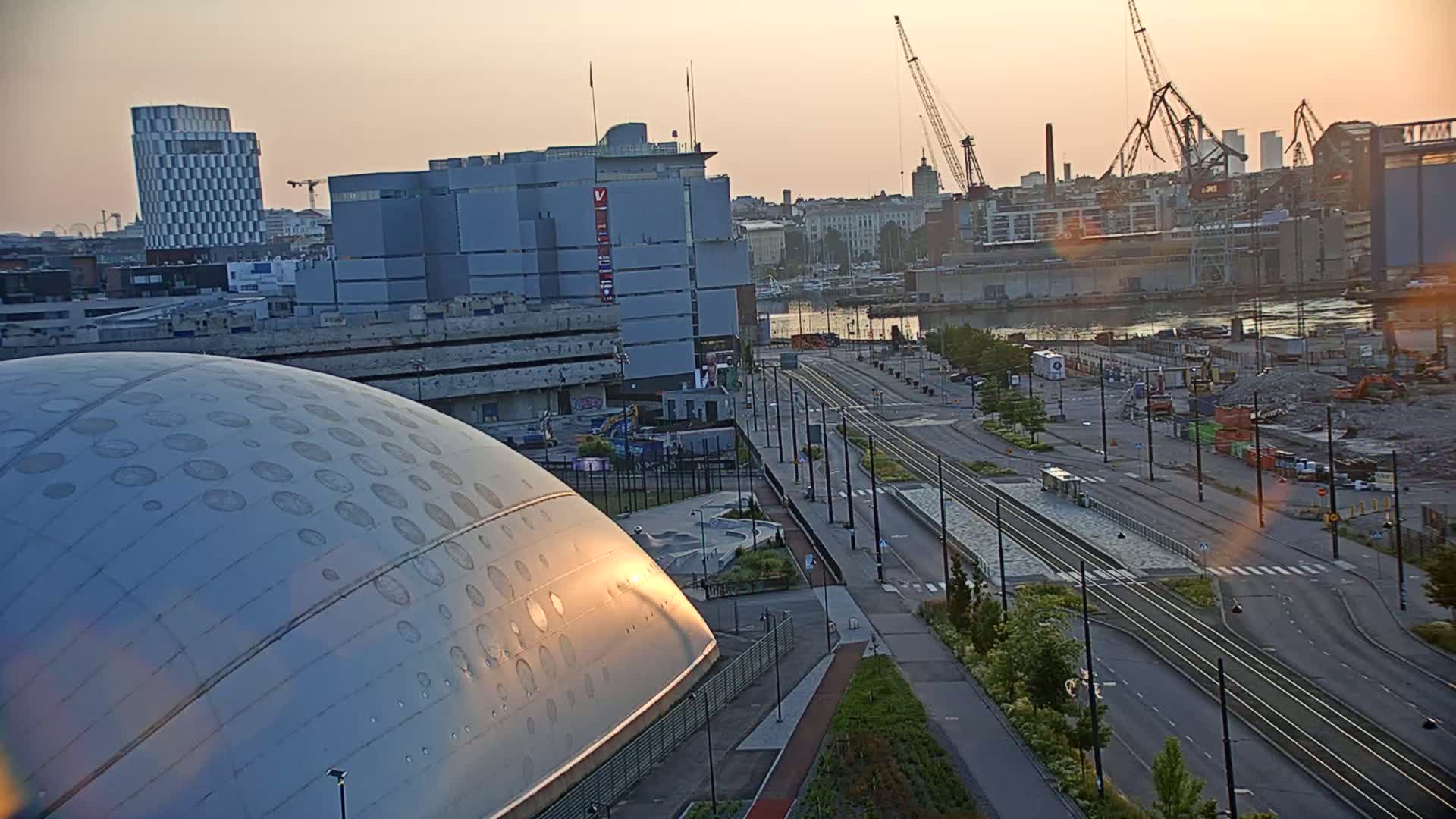 Port of Helsinki, West Harbour North View Live Cam - Hietalahti, Helsinki, Uusimaa, Finland