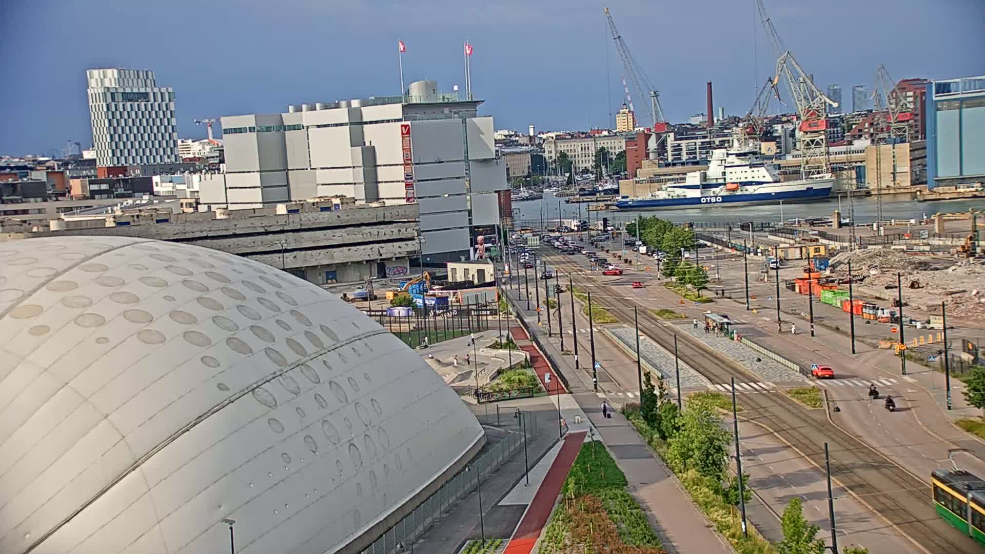 Port of Helsinki, West Harbour North View Live Cam - Hietalahti, Helsinki, Uusimaa, Finland