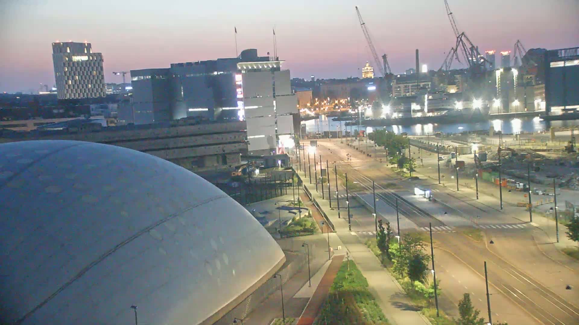 Port of Helsinki, West Harbour North View Live Cam - Hietalahti, Helsinki, Uusimaa, Finland